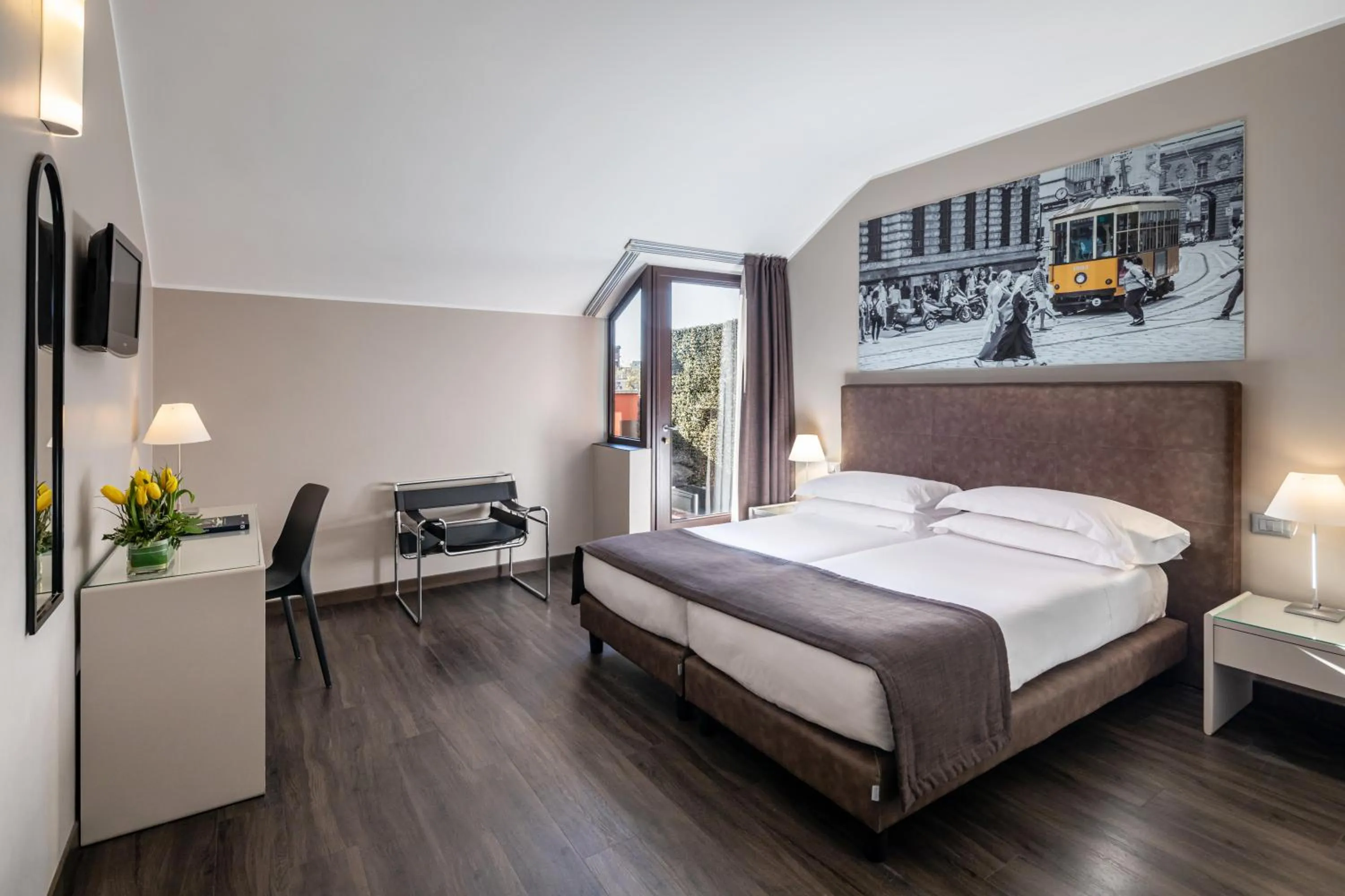 Bed in Hotel Palazzo Delle Stelline