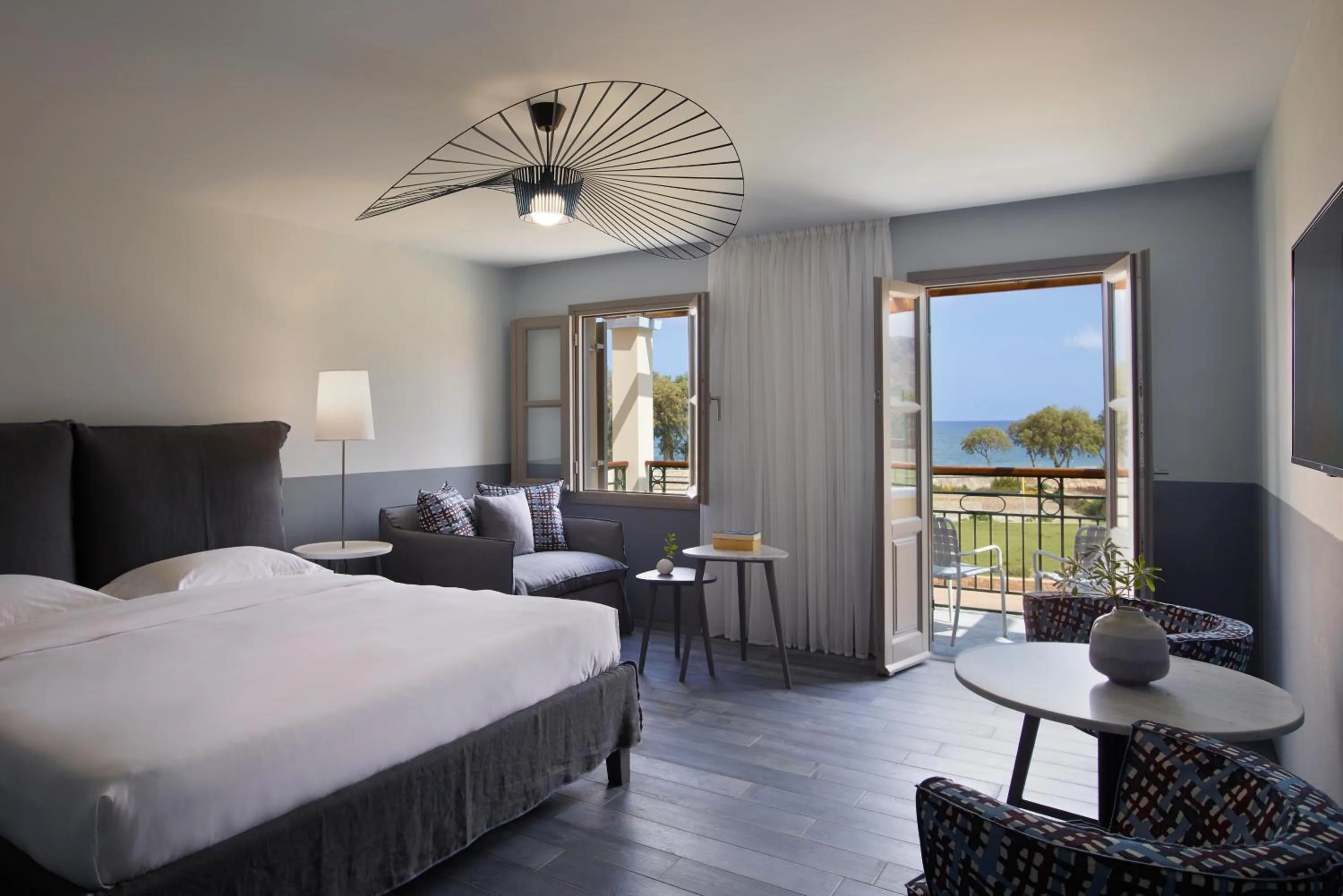 View (from property/room), Bed in Kalimera Kriti Hotel & Village Resort