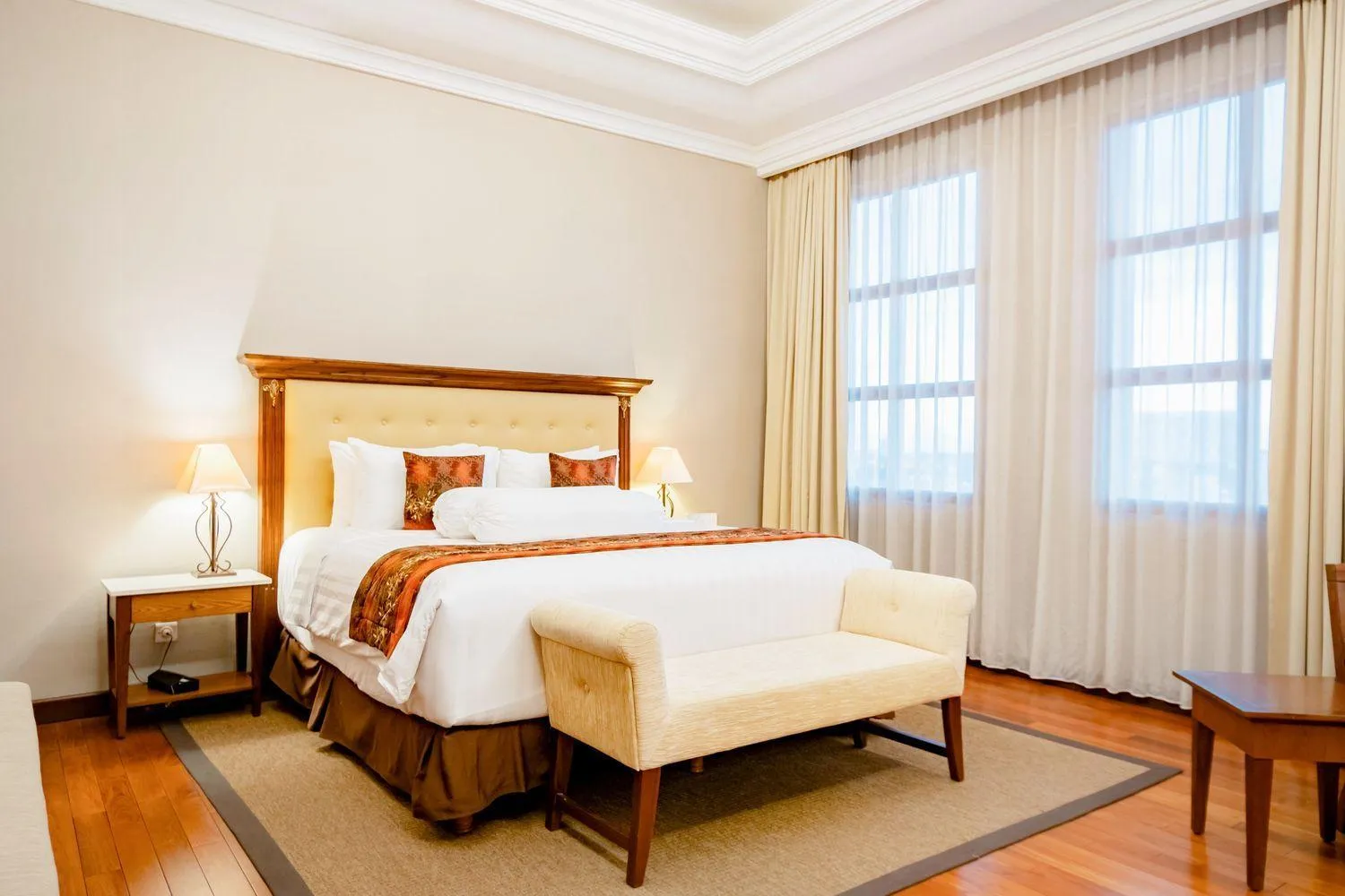 Bedroom, Bed in The Sunan Hotel Solo