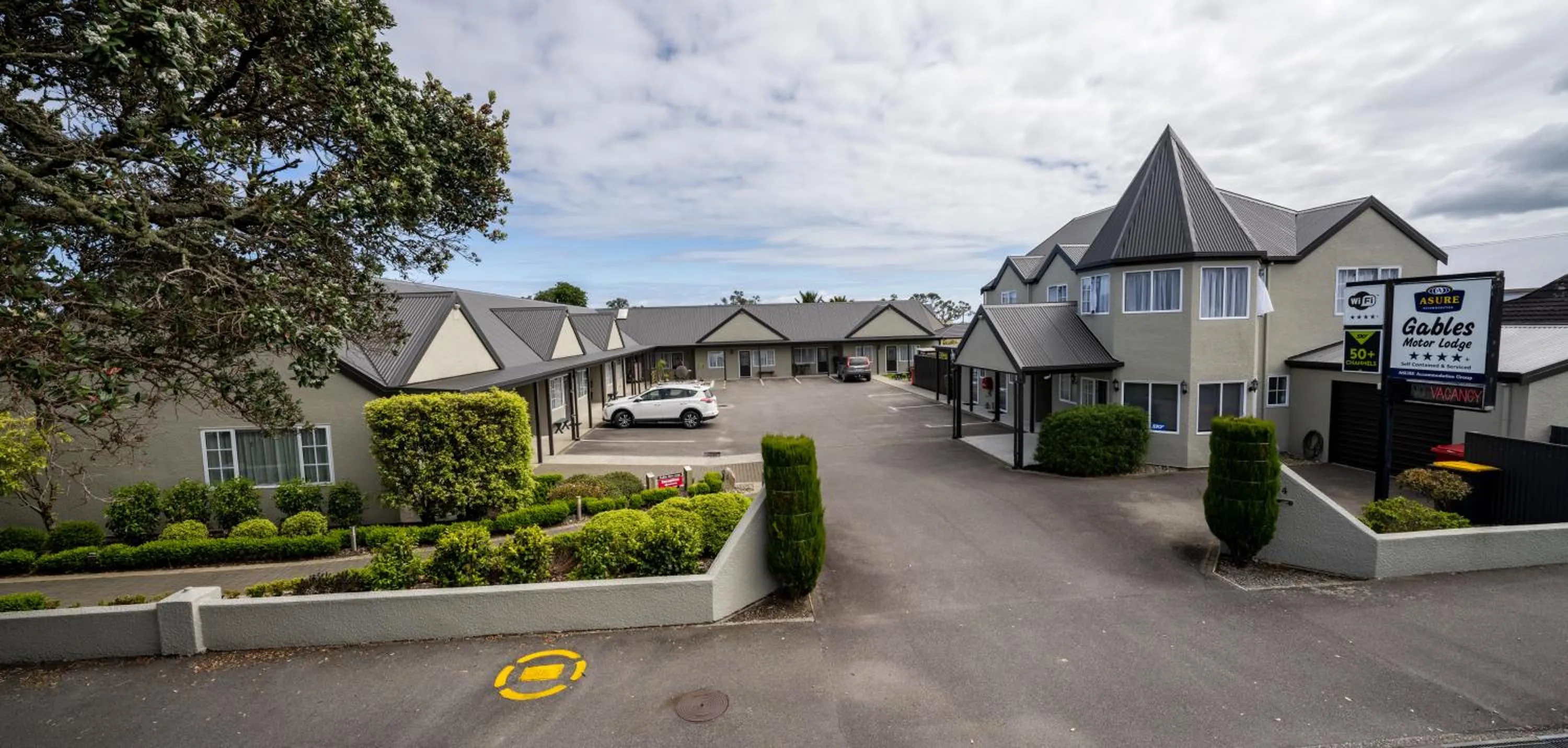 Property building in ASURE Gables Motor Lodge