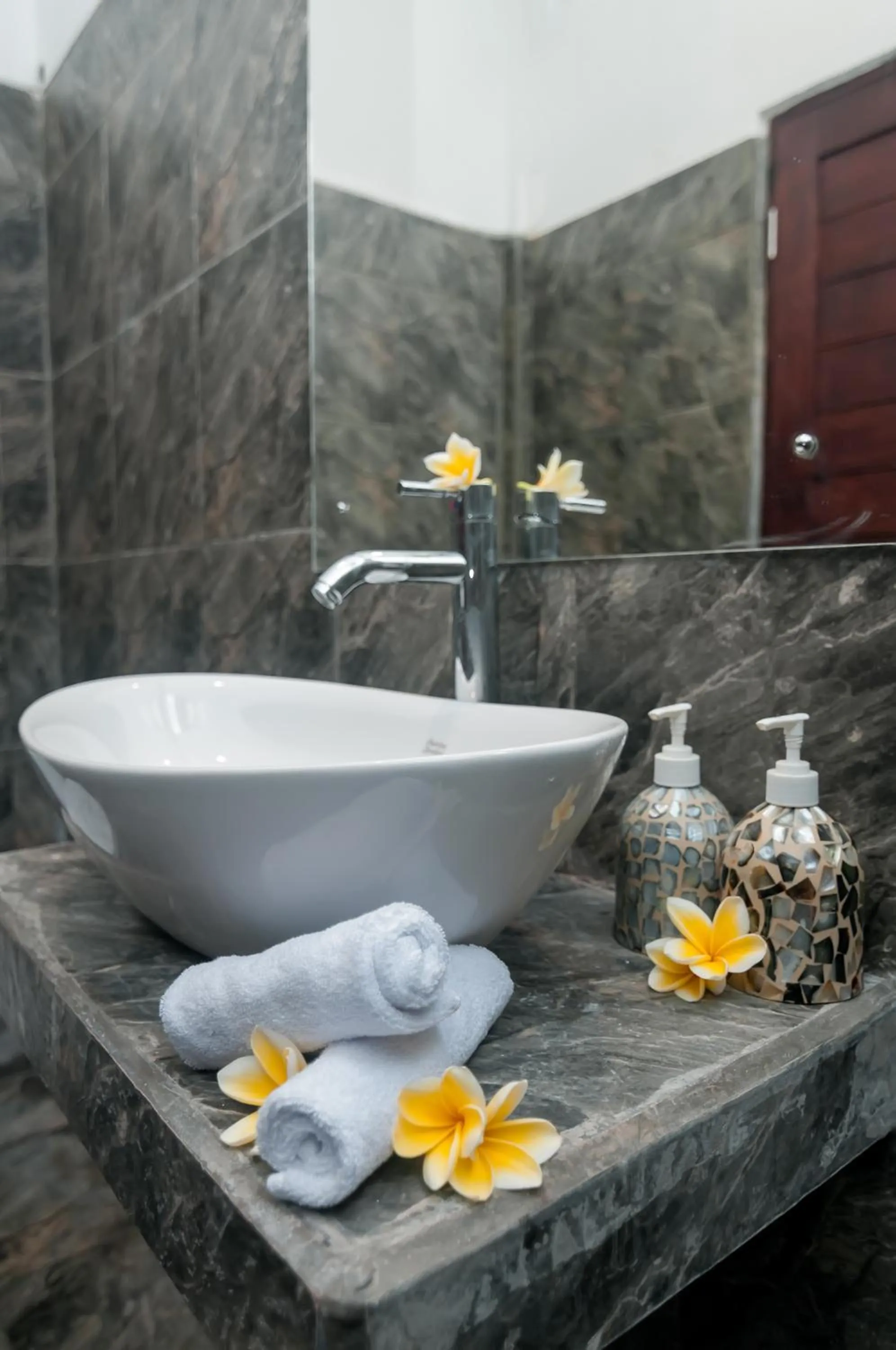 Bathroom in Mawar Estate by Villas Direct Bali
