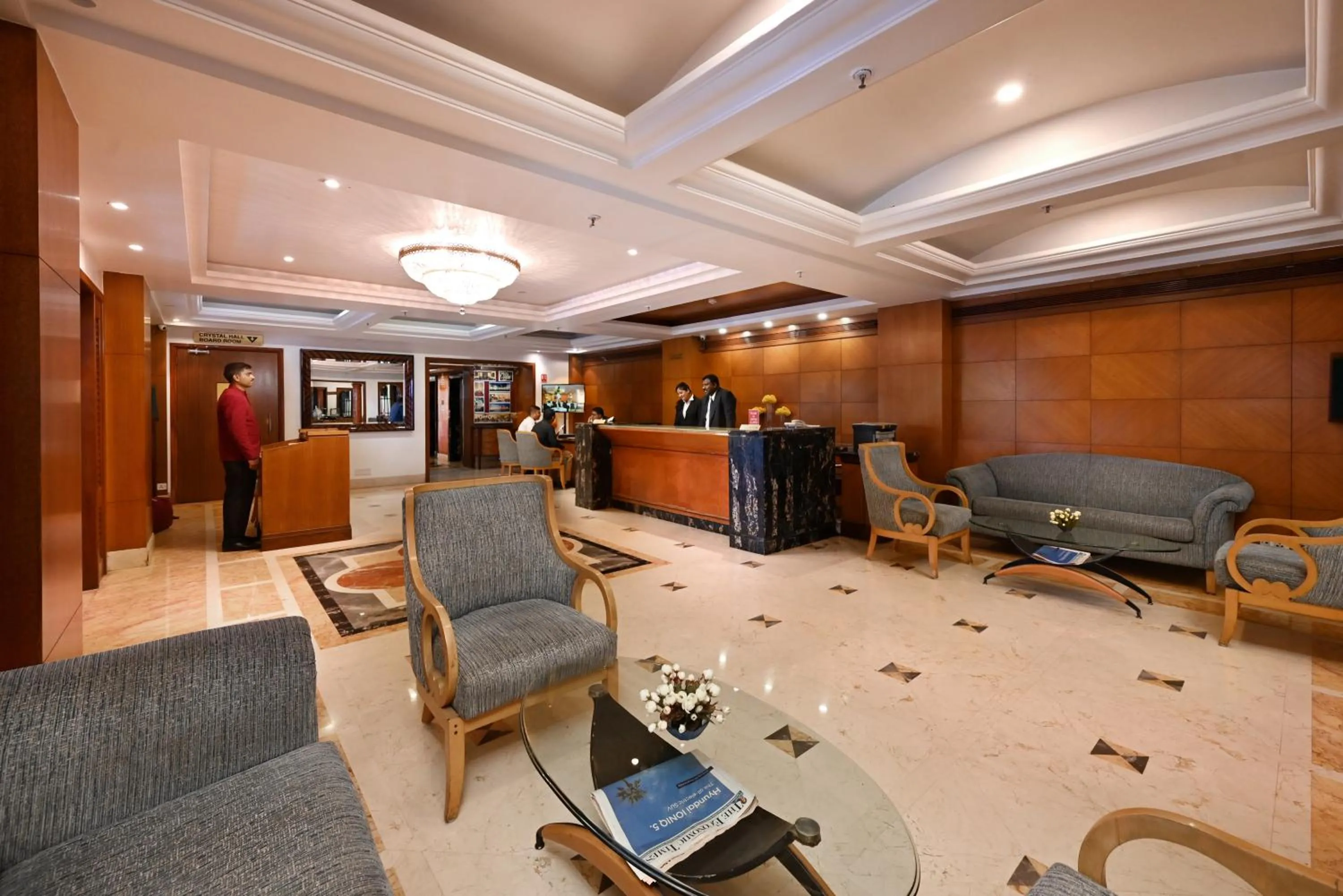 Lobby or reception in Hotel Parle International