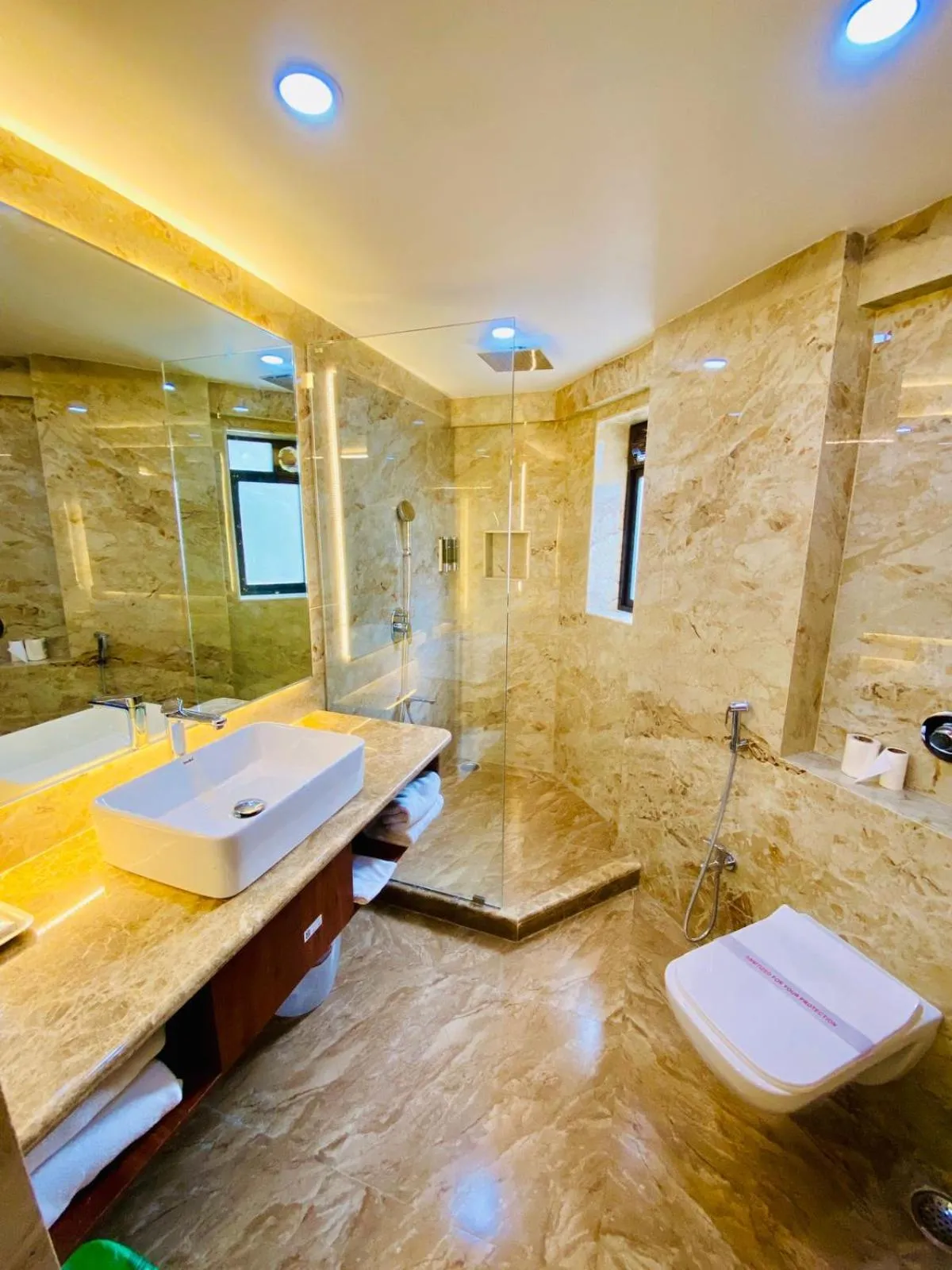 Bathroom in Hotel Parle International