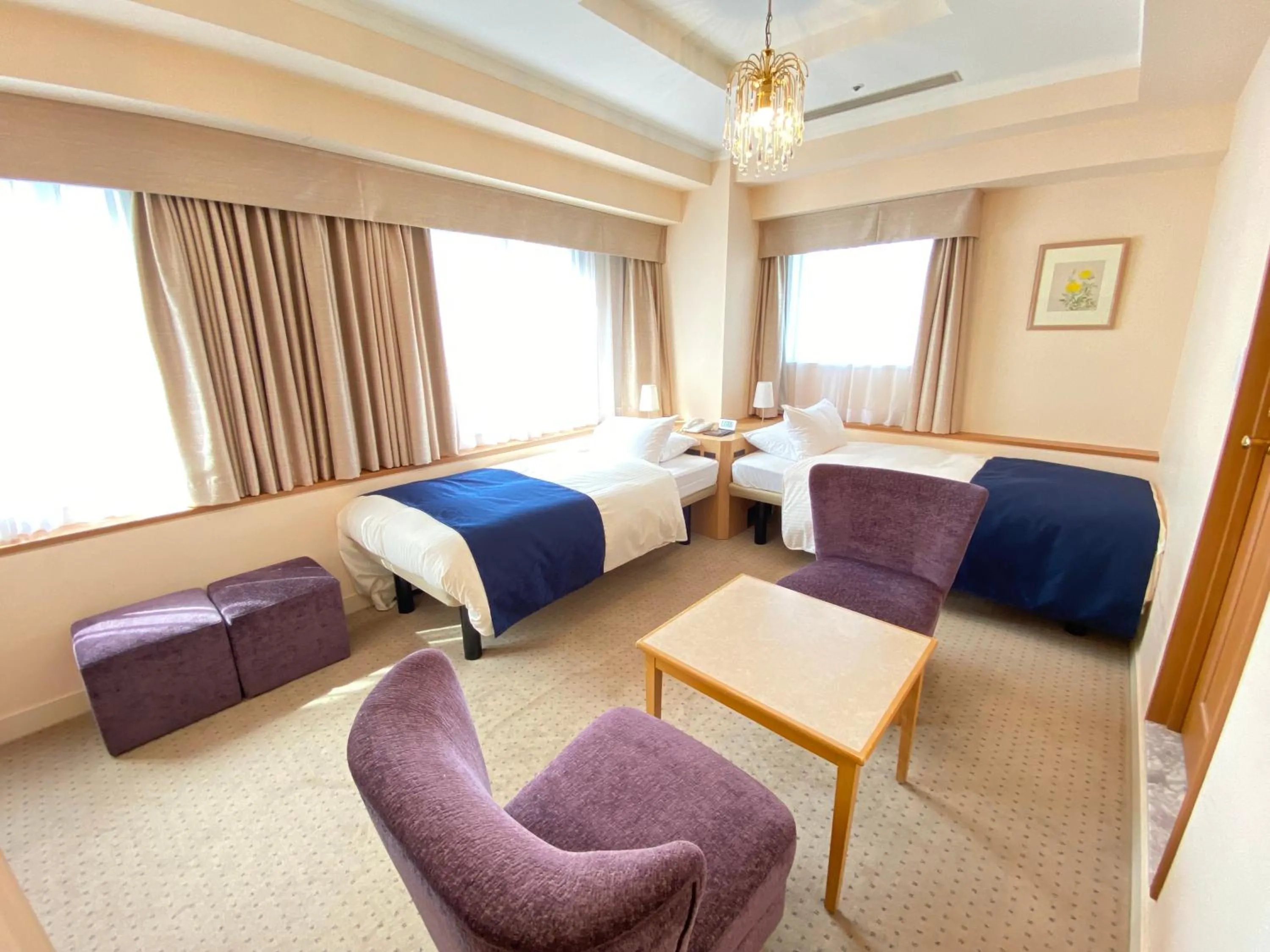 Bed in Hotel Rose Garden Shinjuku