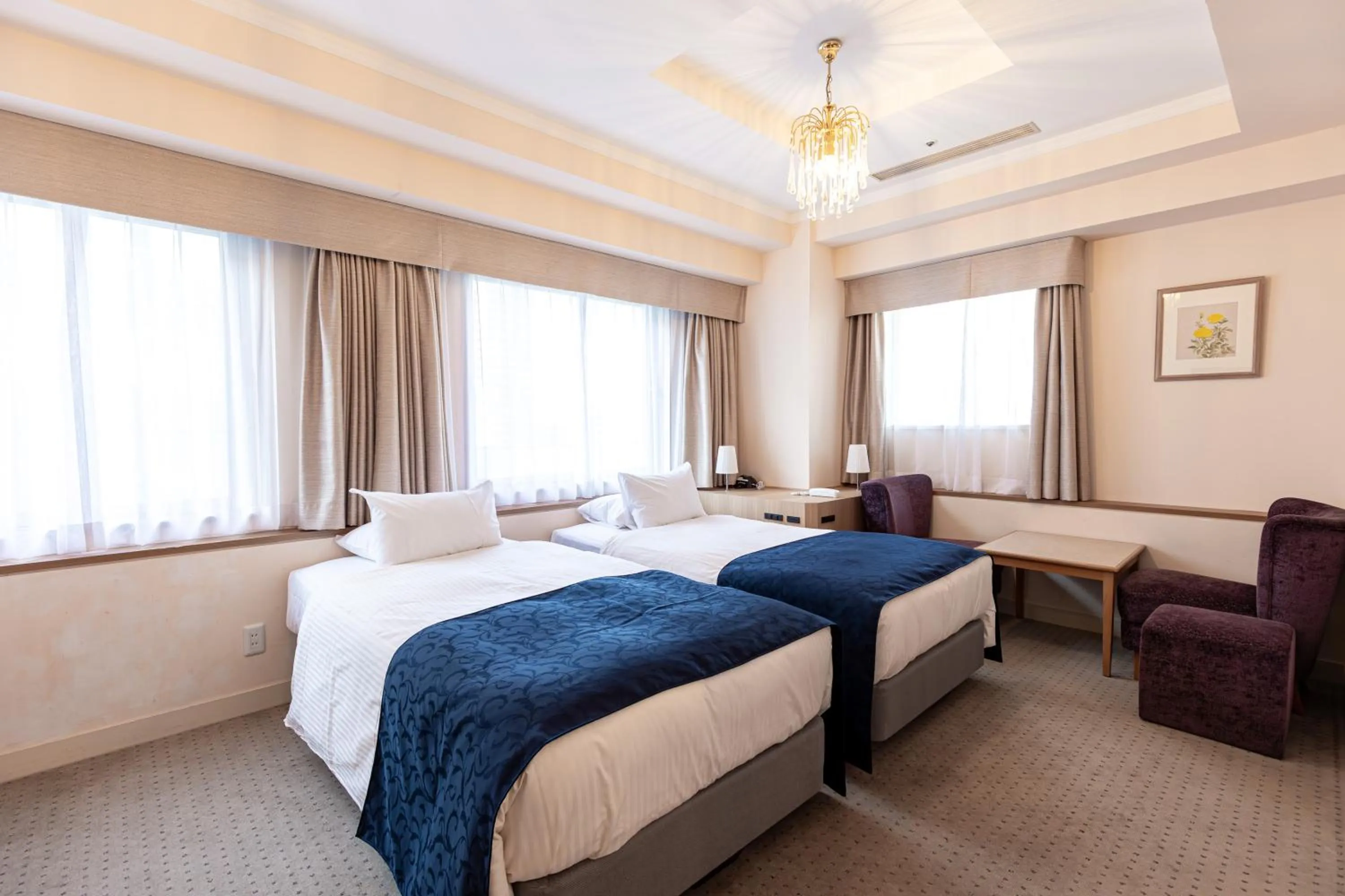 Bed in Hotel Rose Garden Shinjuku