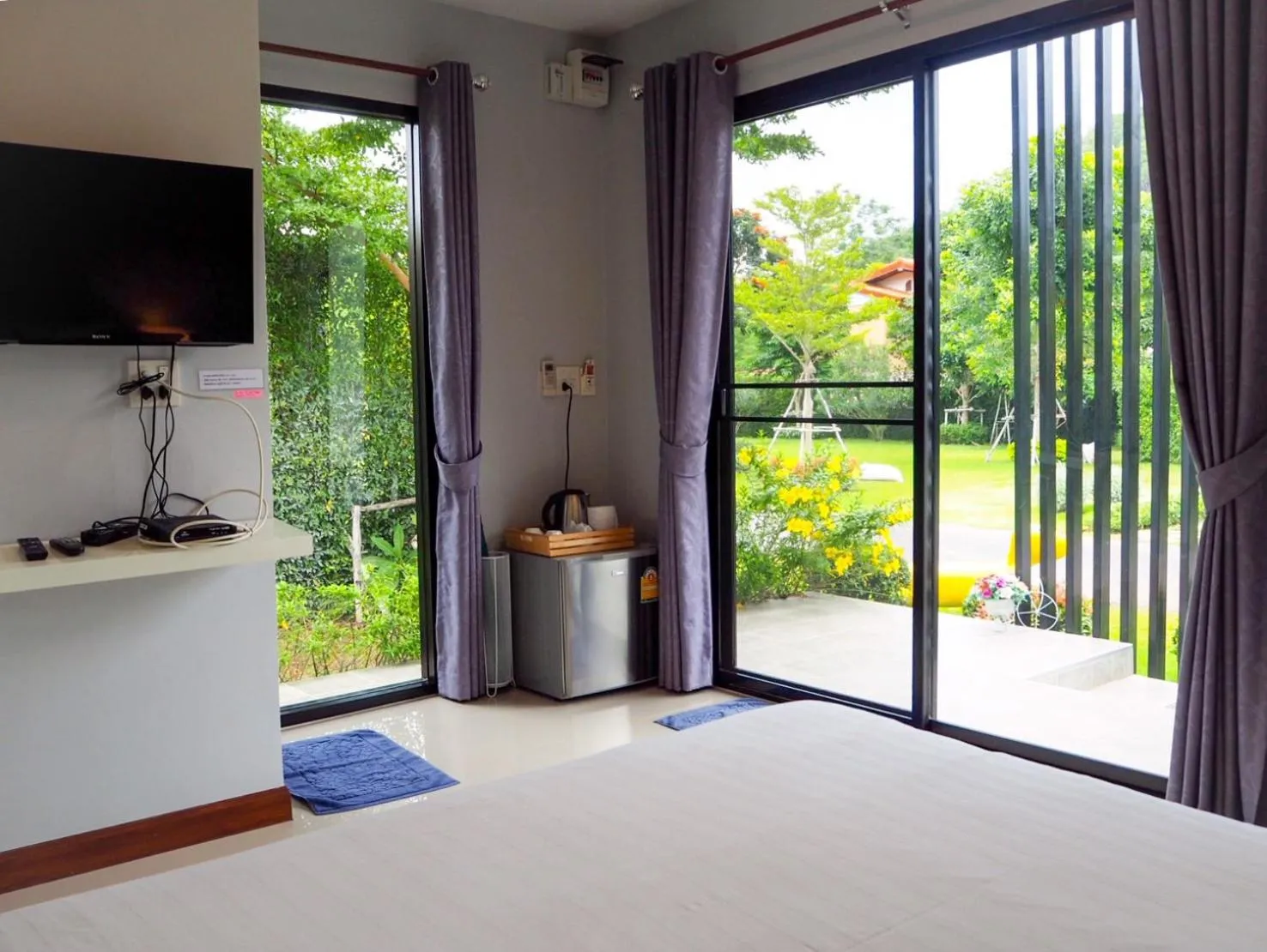 Living room, Bed in The Focus Khaoyai Resort