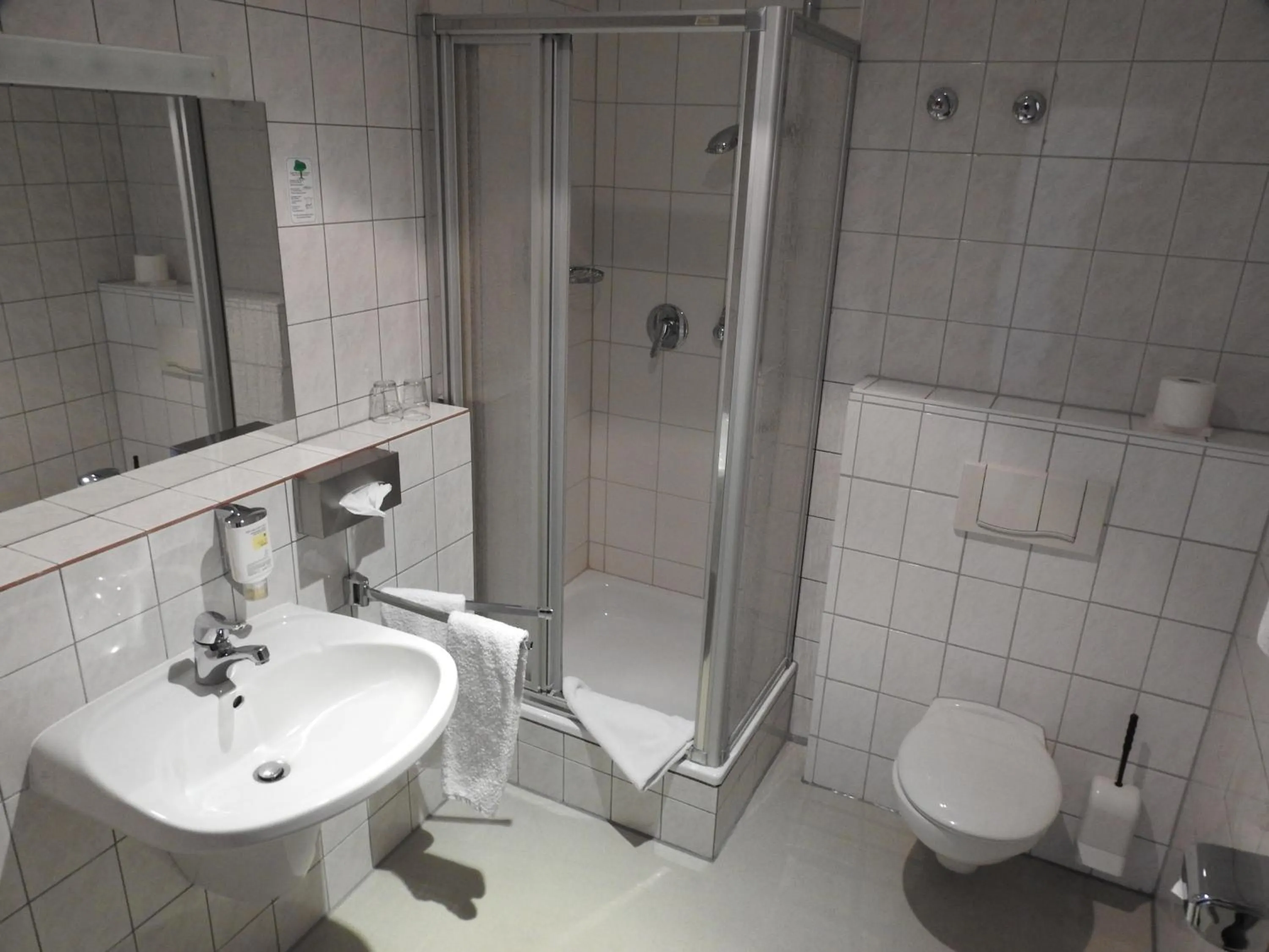 Bathroom in Hotel Anhalt