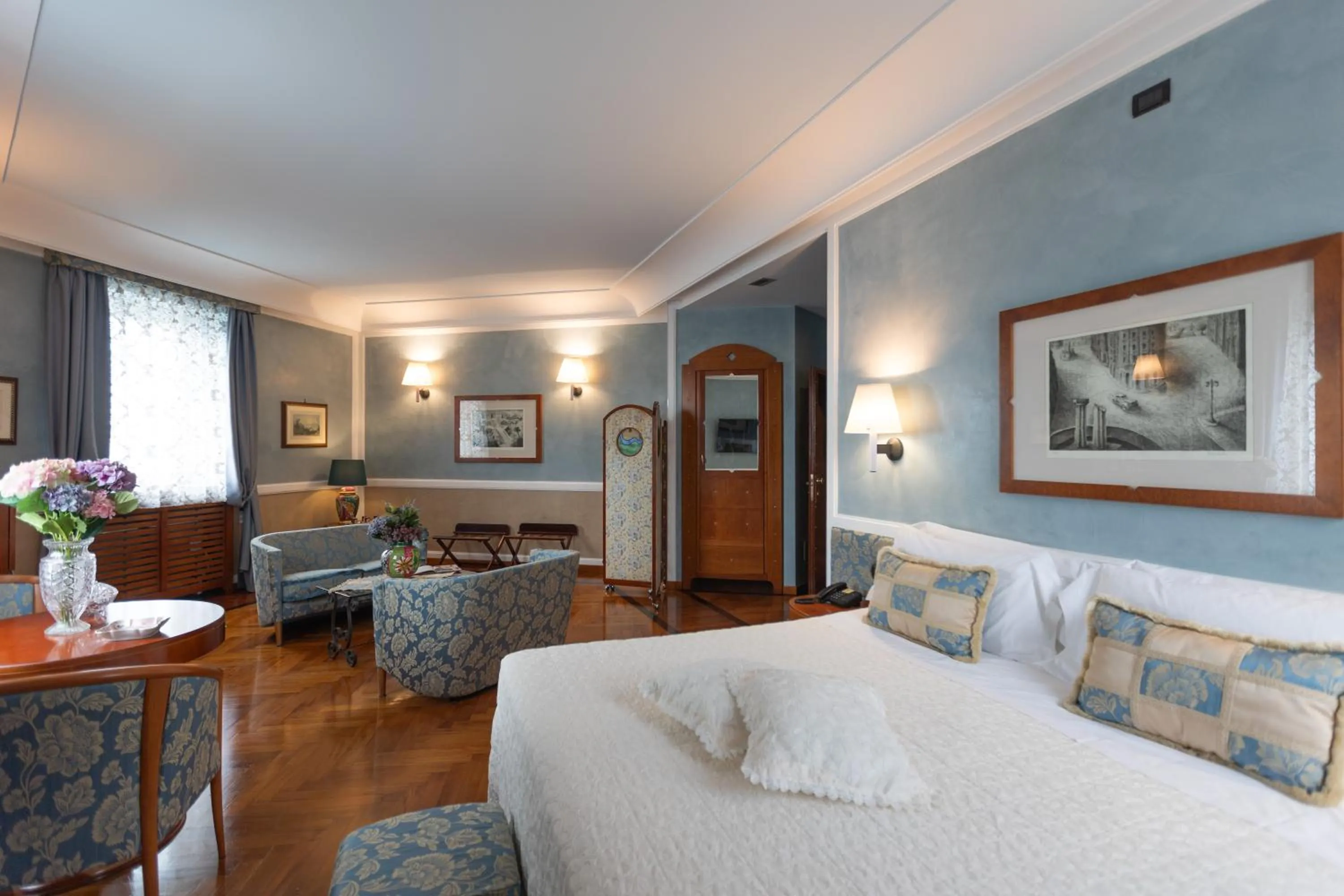 Bedroom, Bed in Grand Hotel Ortigia