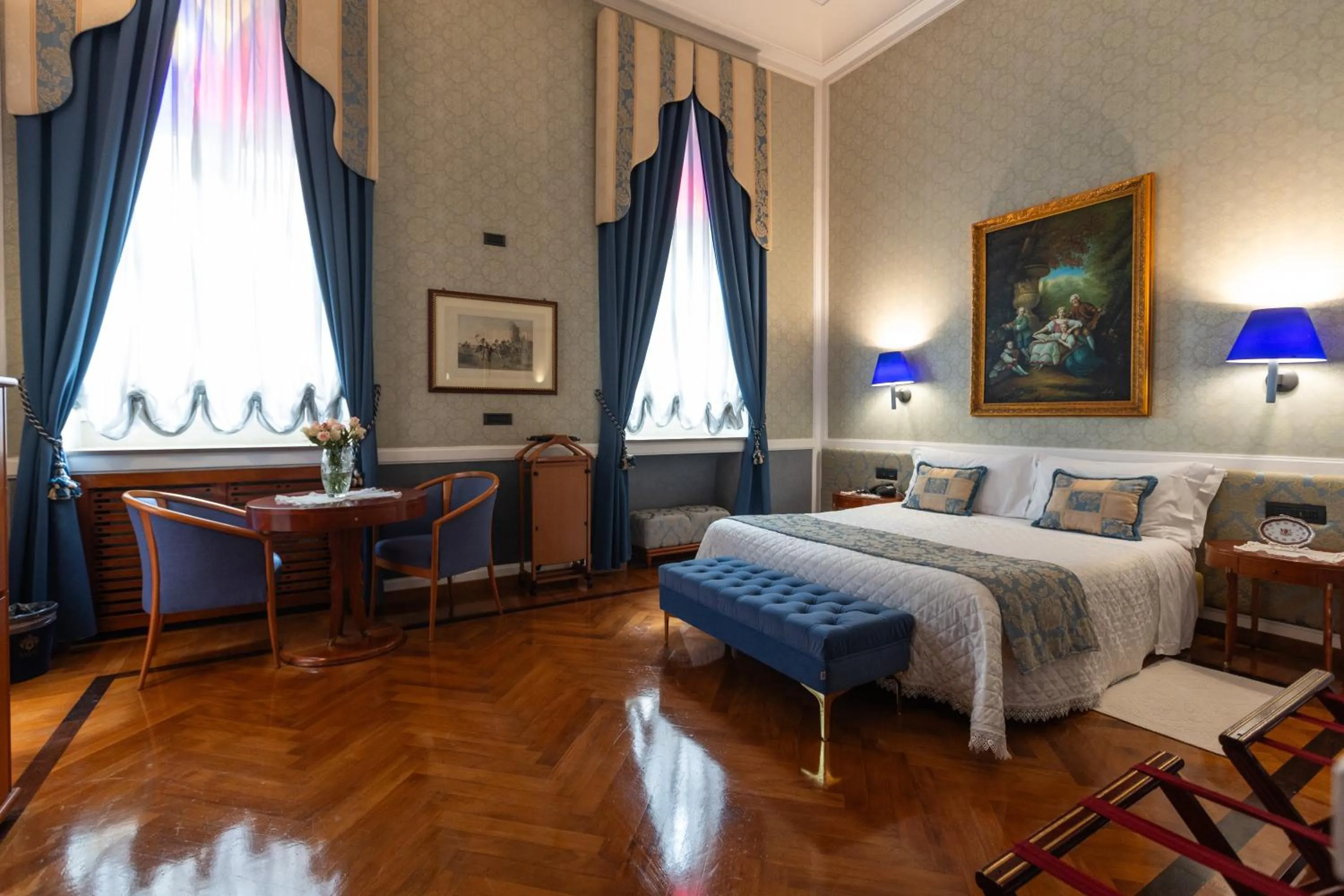 Bedroom, Bed in Grand Hotel Ortigia