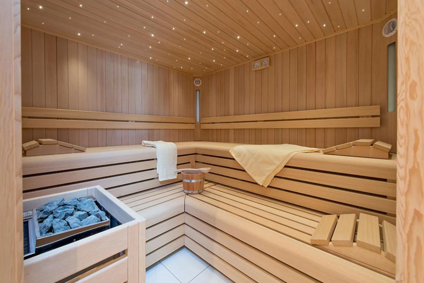 Sauna in Hotel Piz St. Moritz