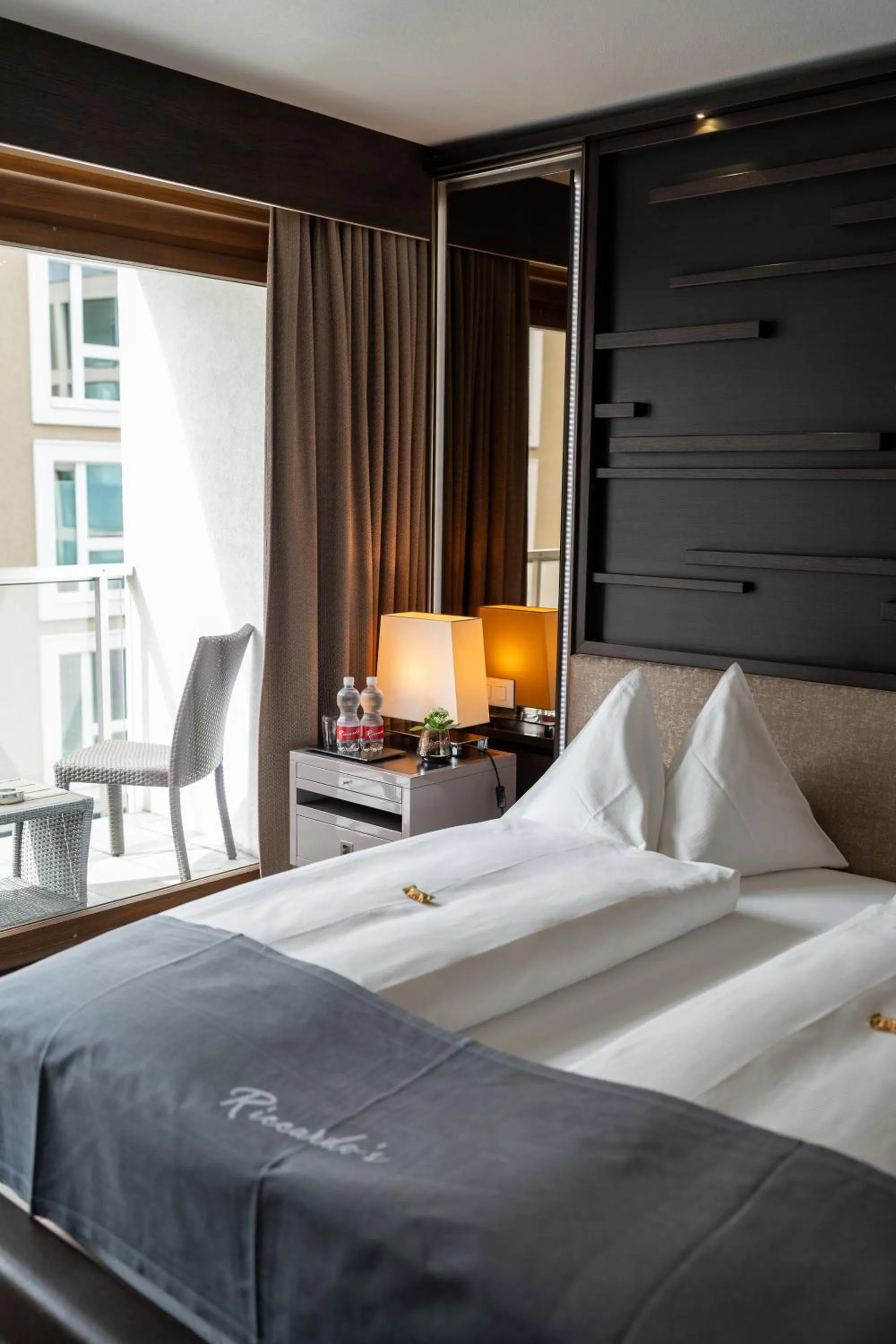 Bed in Hotel Piz St. Moritz