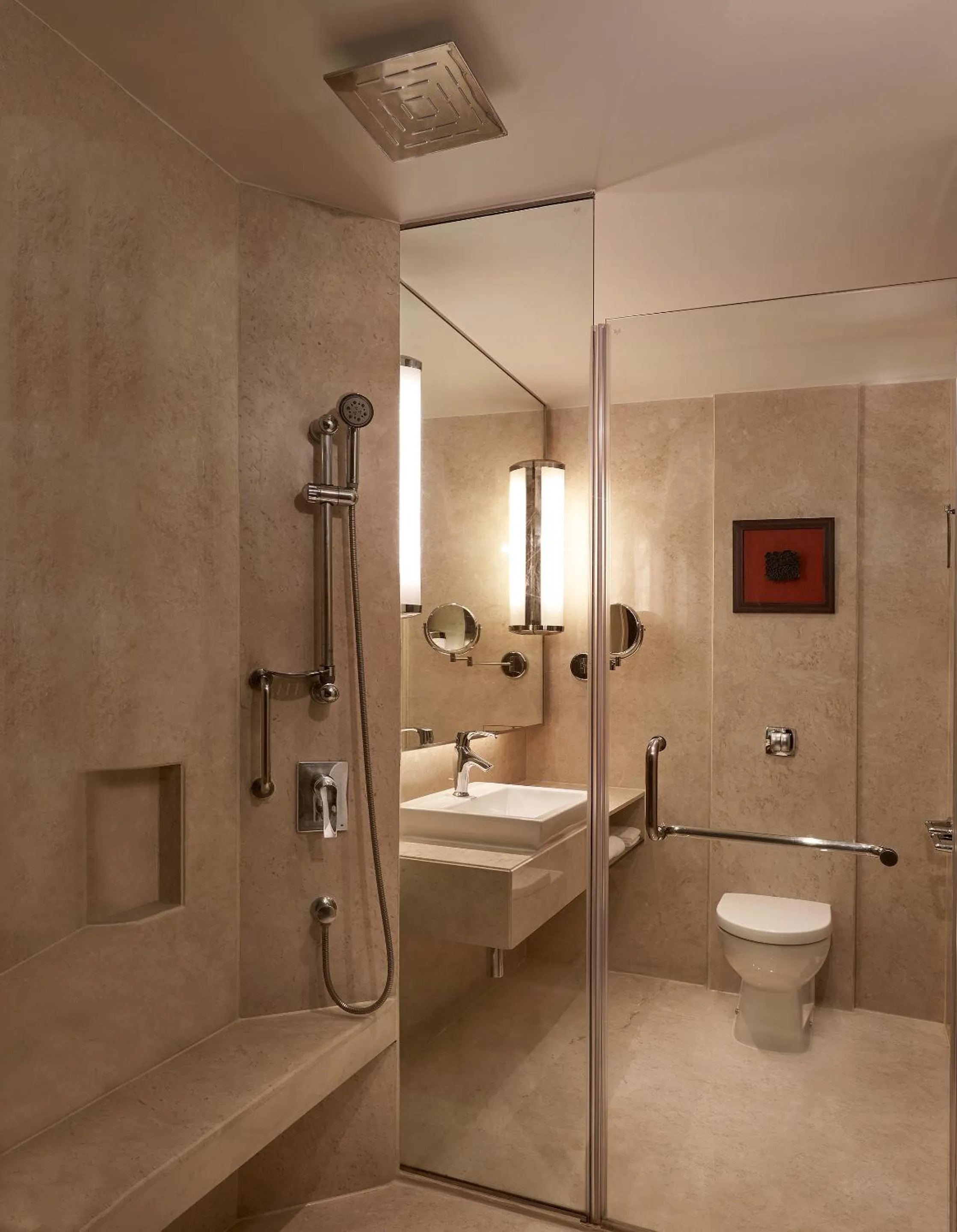 Shower in Courtyard by Marriott Mumbai International Airport