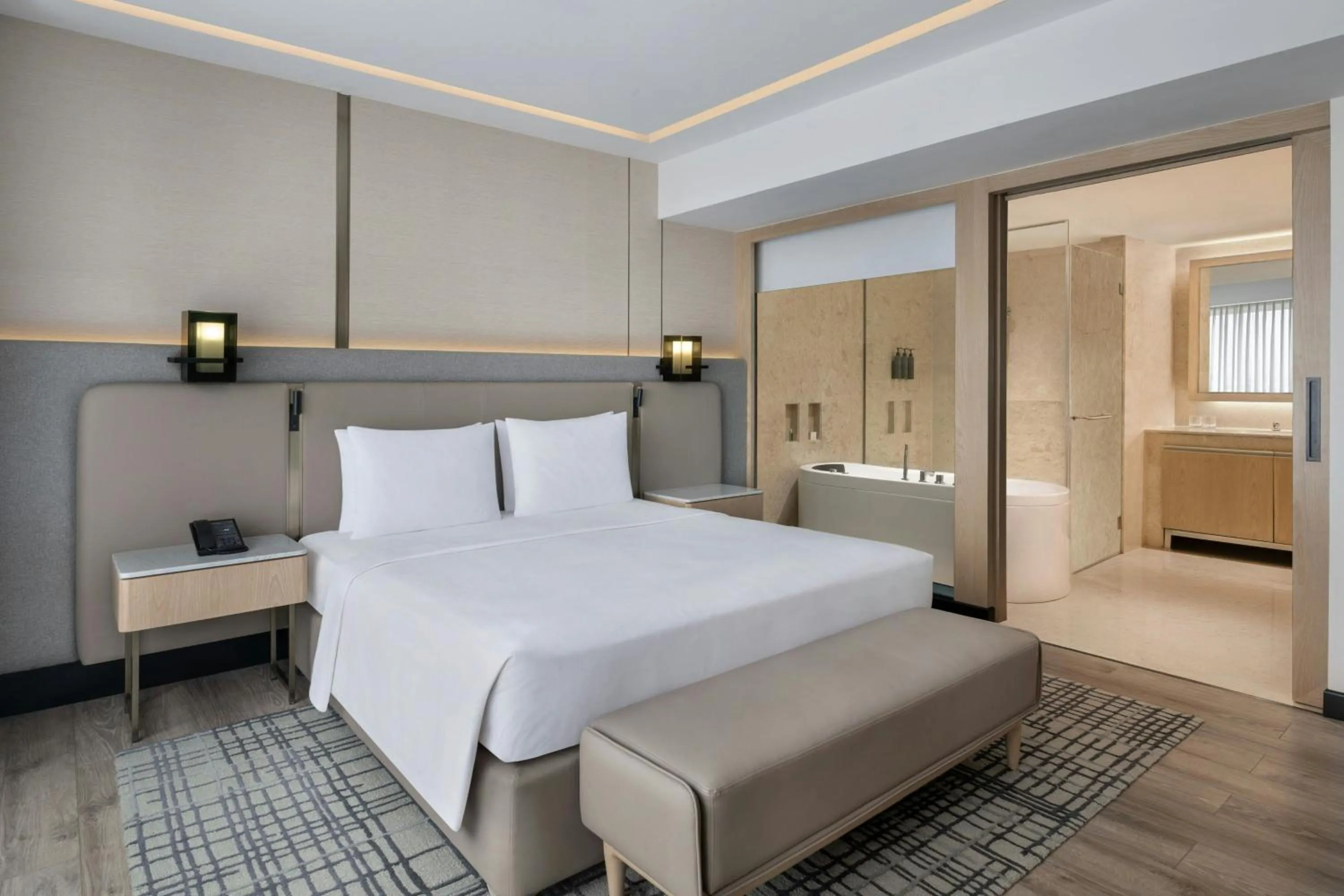 Bedroom, Bed in Courtyard by Marriott Mumbai International Airport