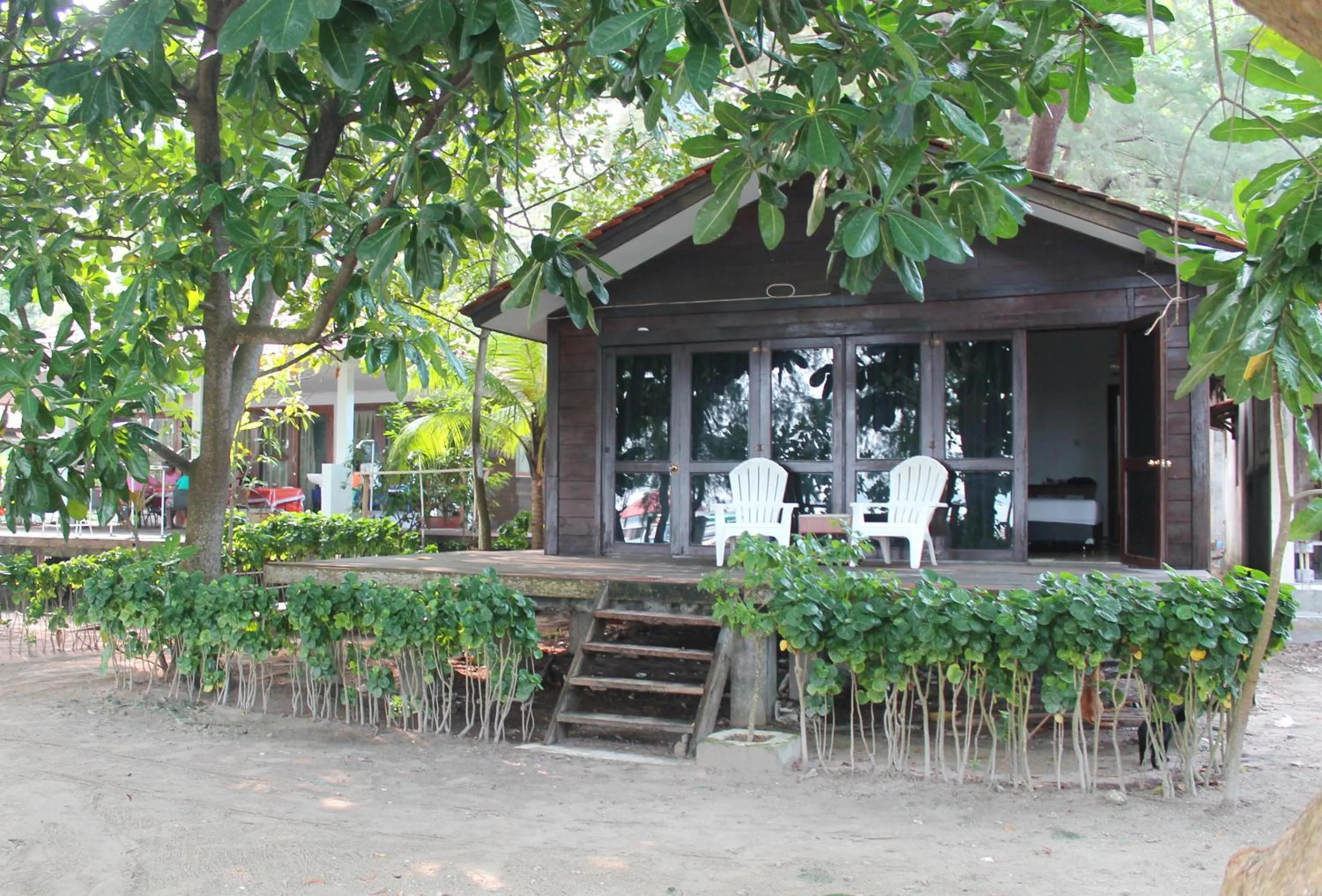 Facade/entrance in Seribu Resort Thousand Island
