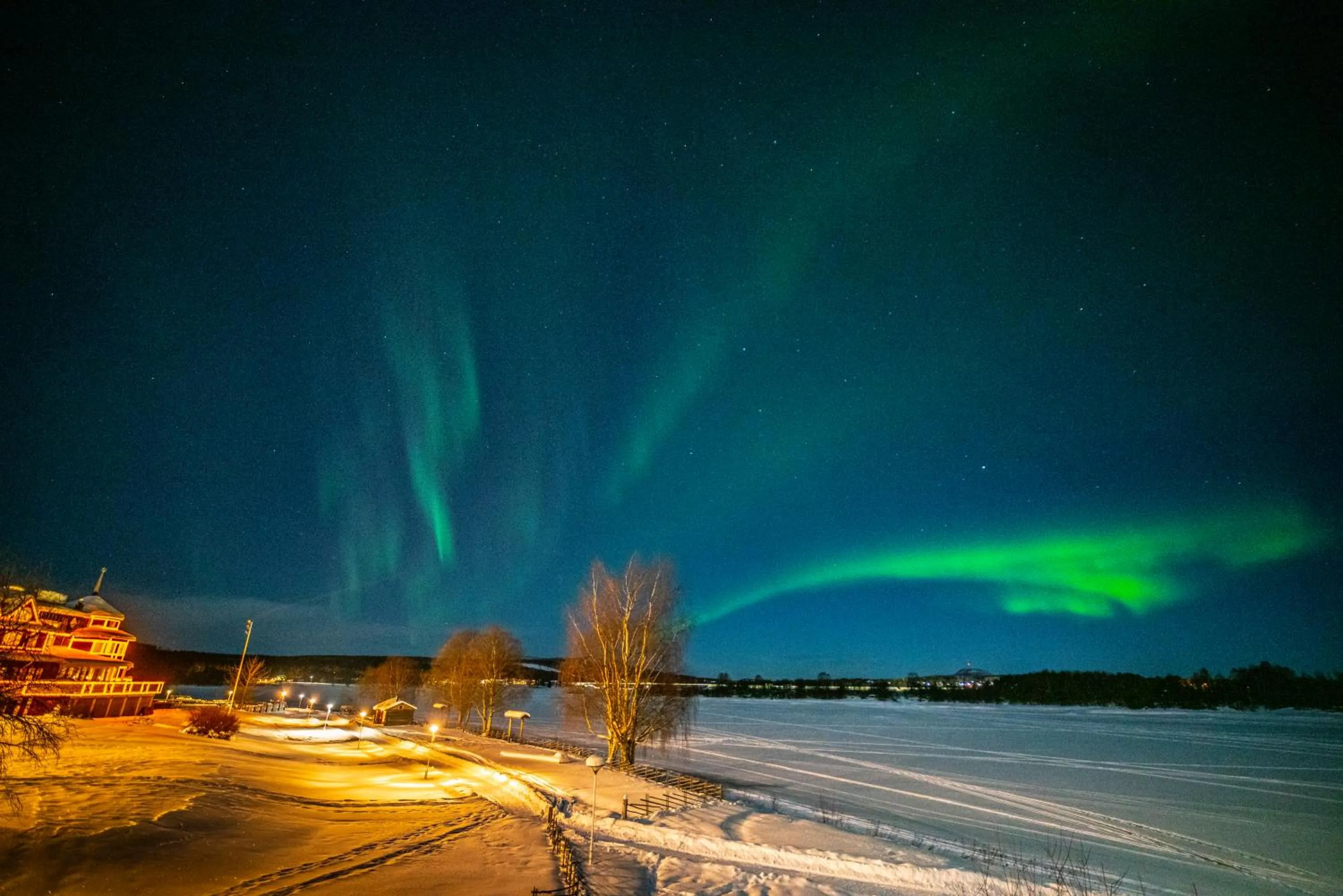 Property building in Grand Arctic Resort