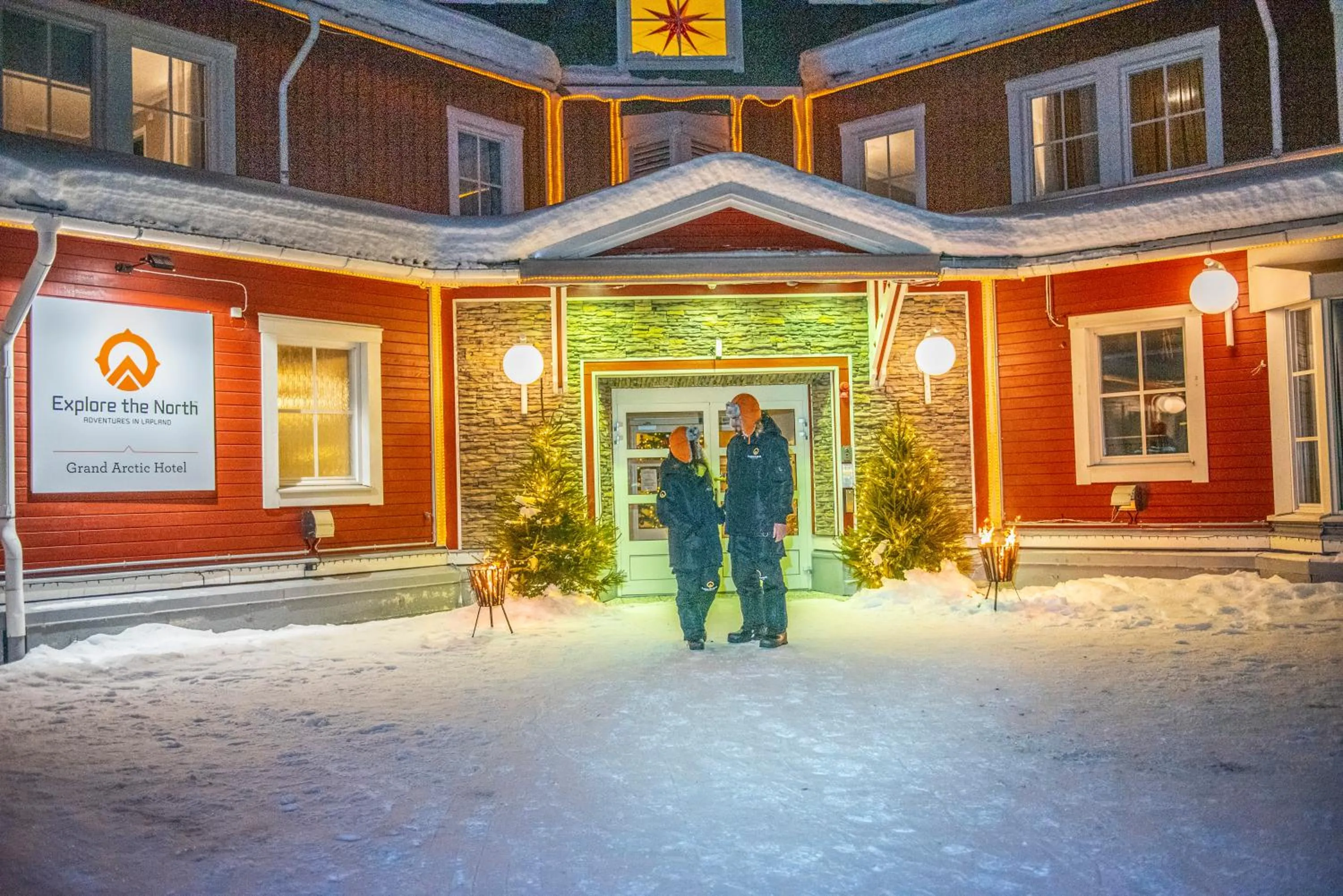 Facade/entrance in Grand Arctic Resort
