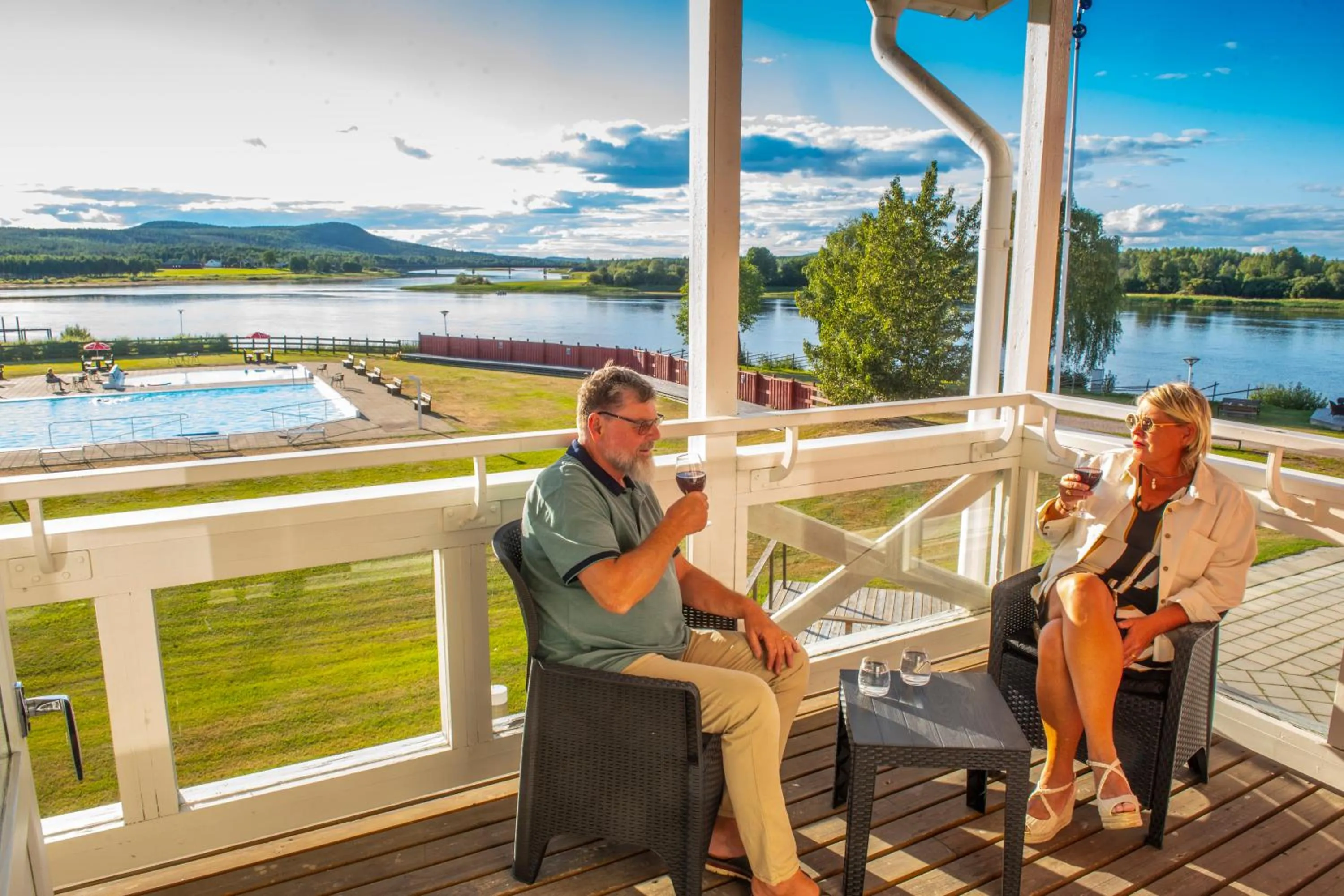 Balcony/Terrace in Grand Arctic Resort