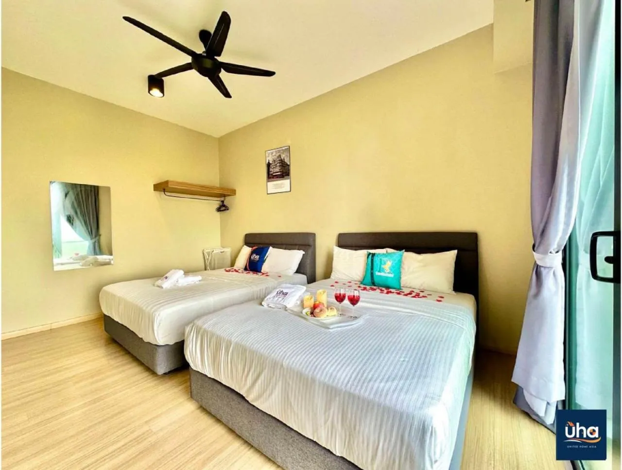 Bed in Cube 8 Teens Taman Mount Austin Apartment by UHA