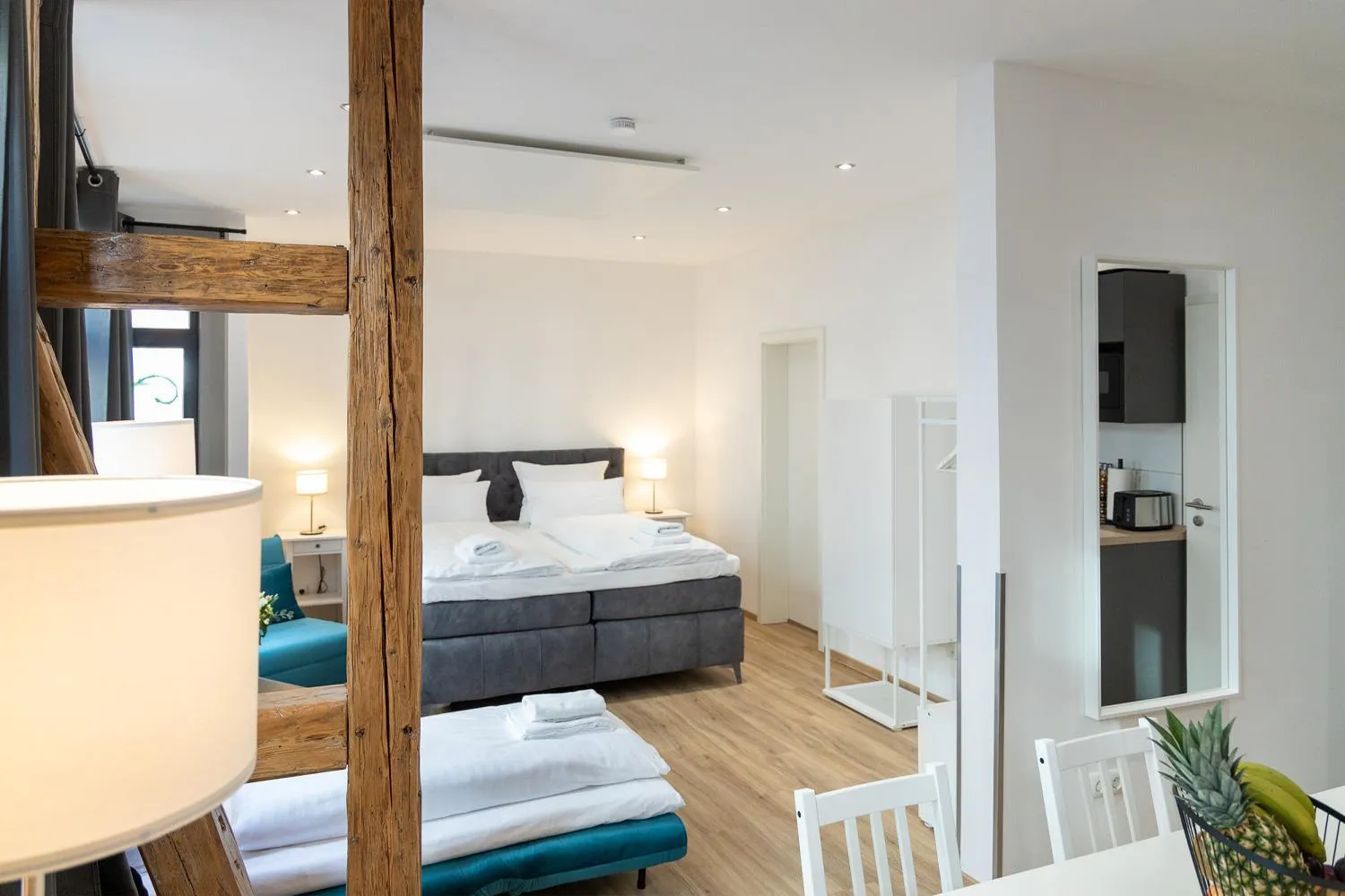 Photo of the whole room, Bed in Schiefer Suite Hotel & Apartments