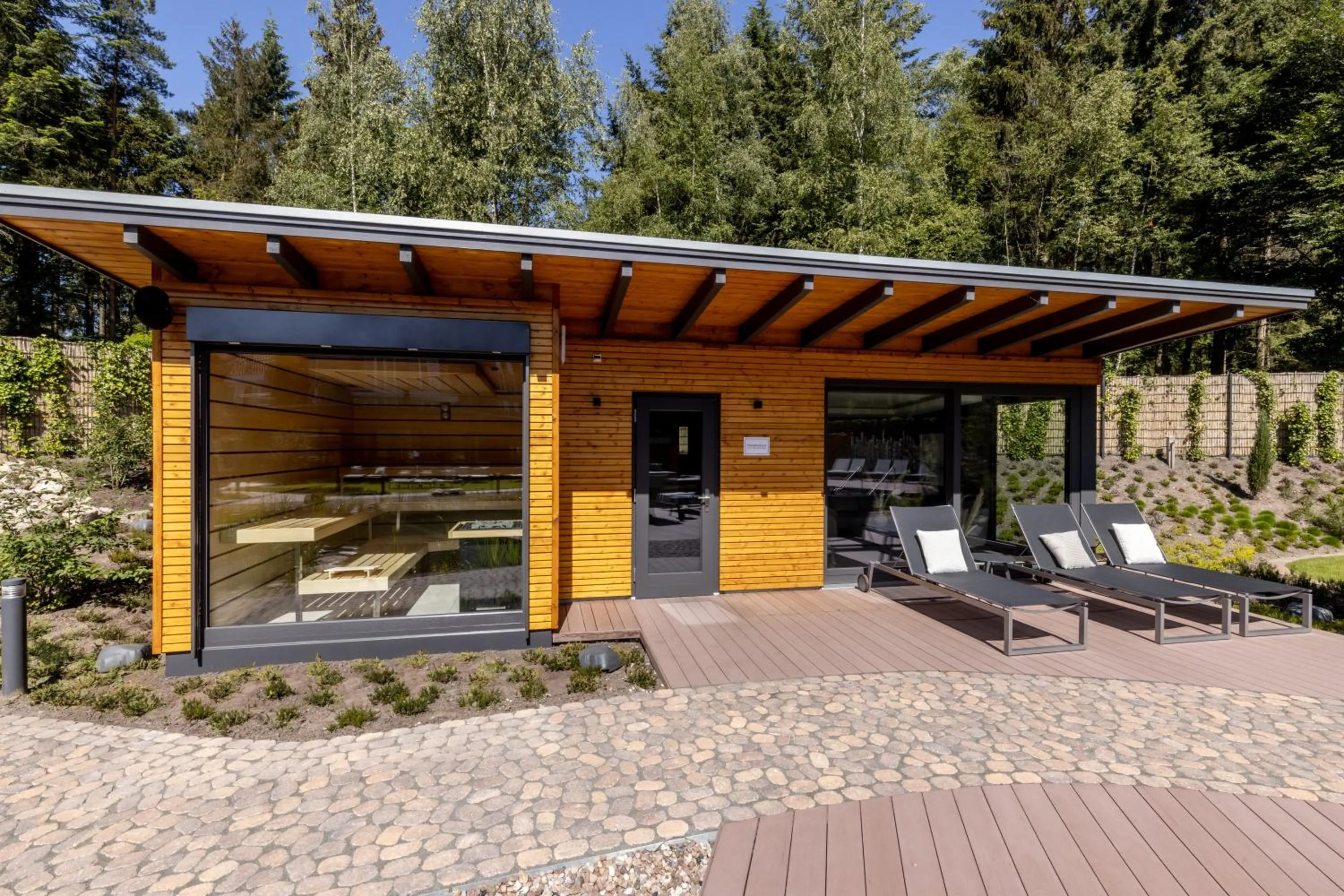 Sauna in Hotel Heidegrund