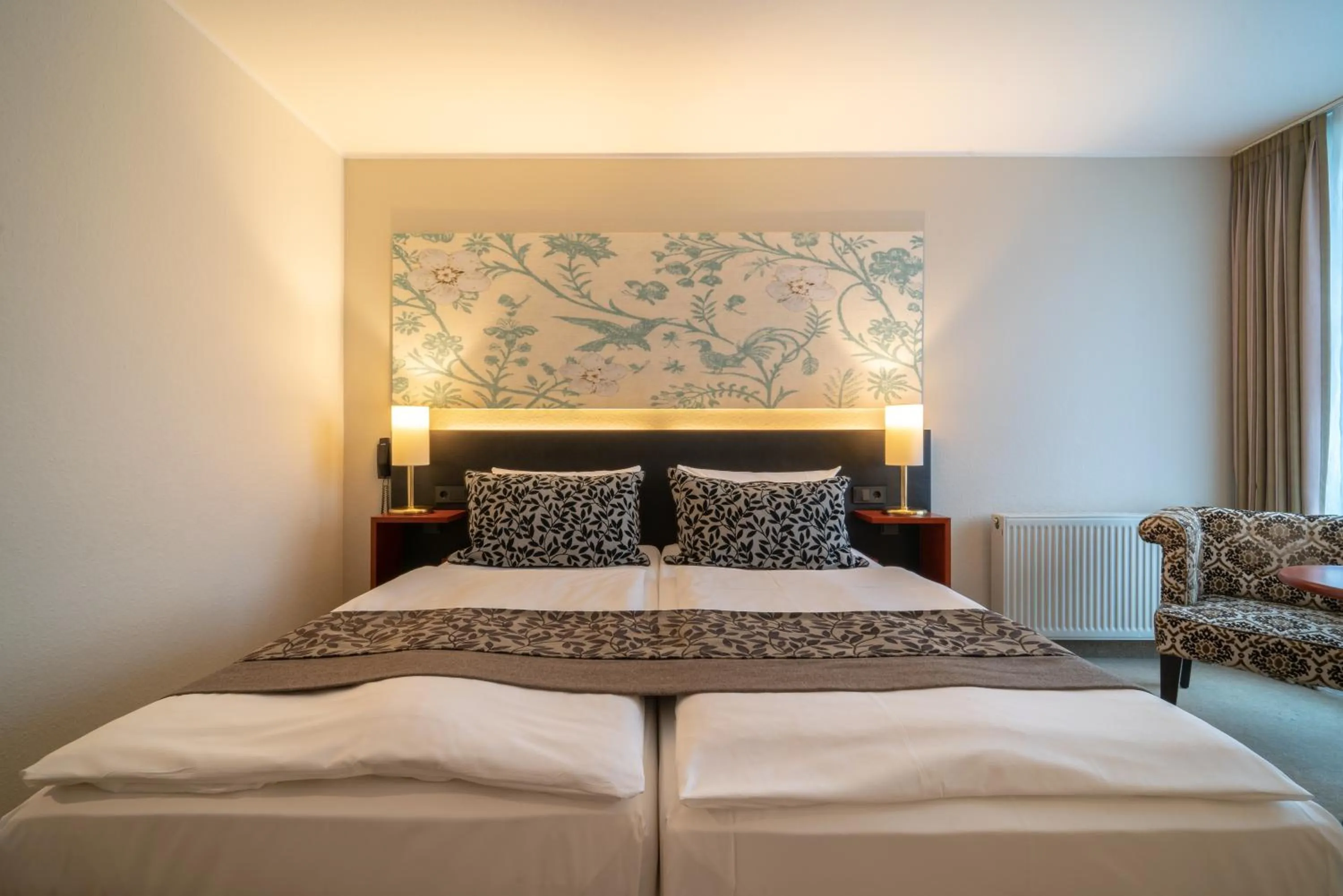 Bed in Hotel Heidegrund