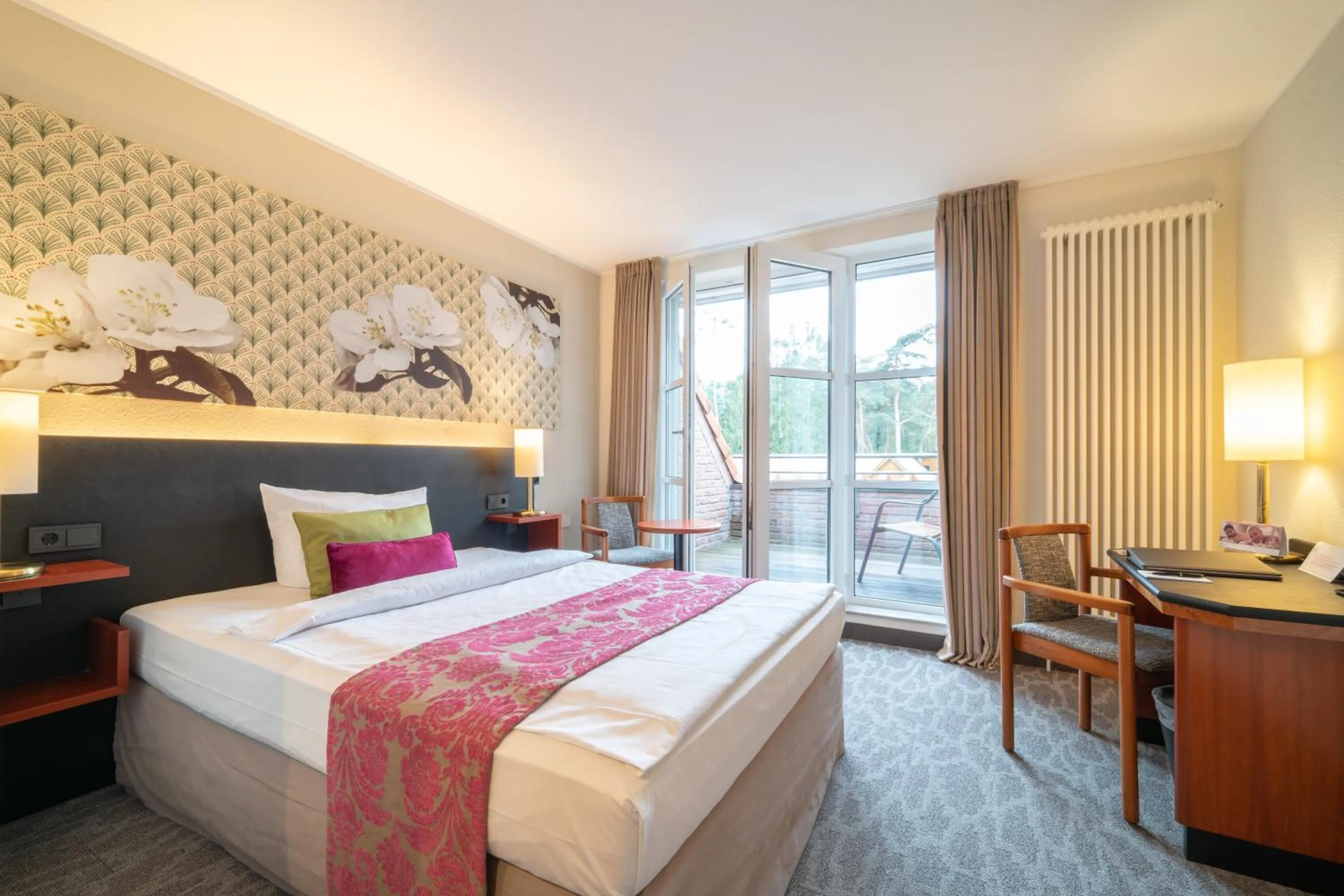 Bed in Hotel Heidegrund