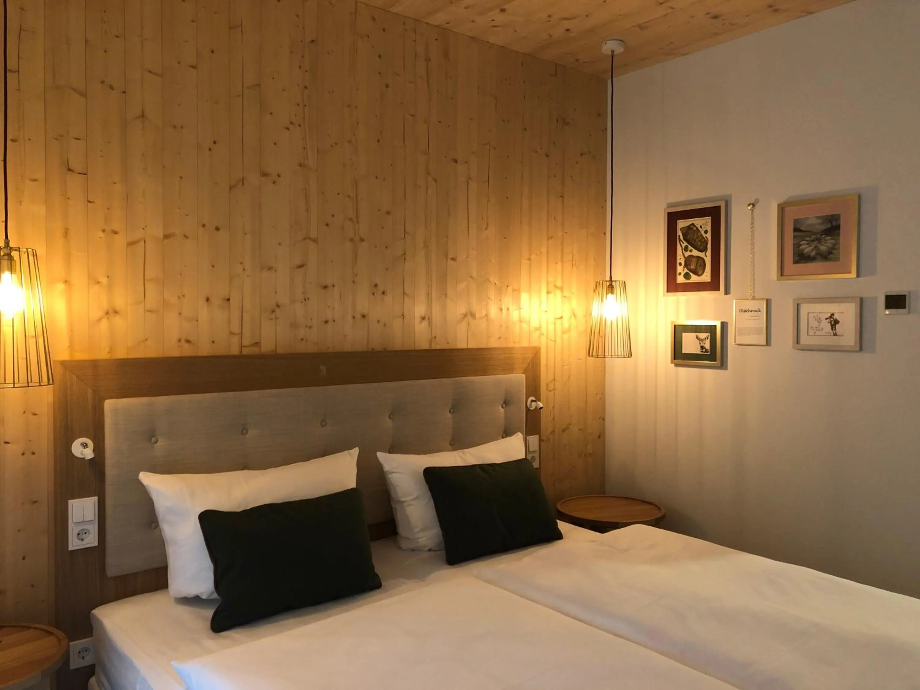 Bed in Hotel Heidegrund