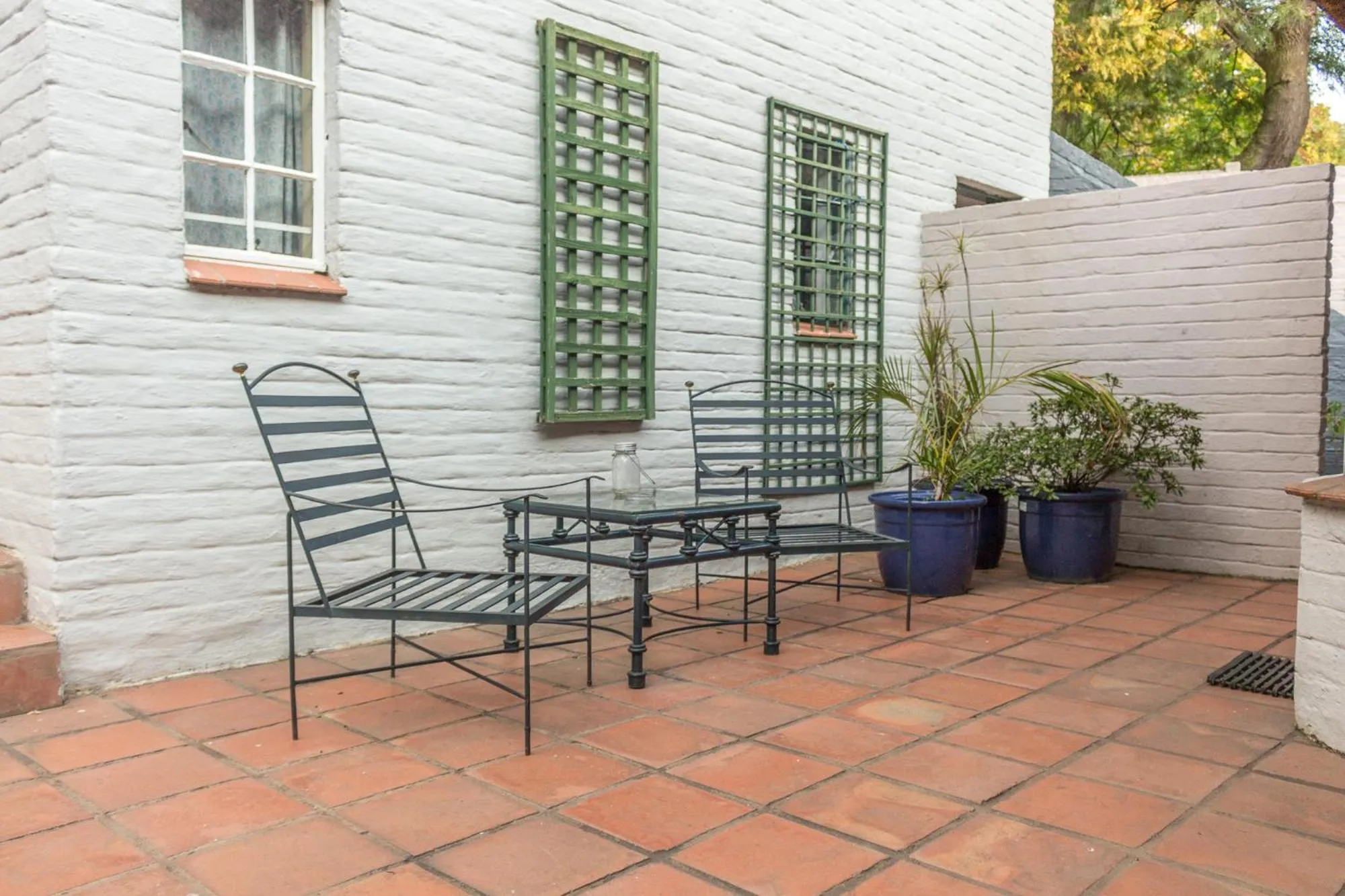 Patio in Thatchfoord Lodge