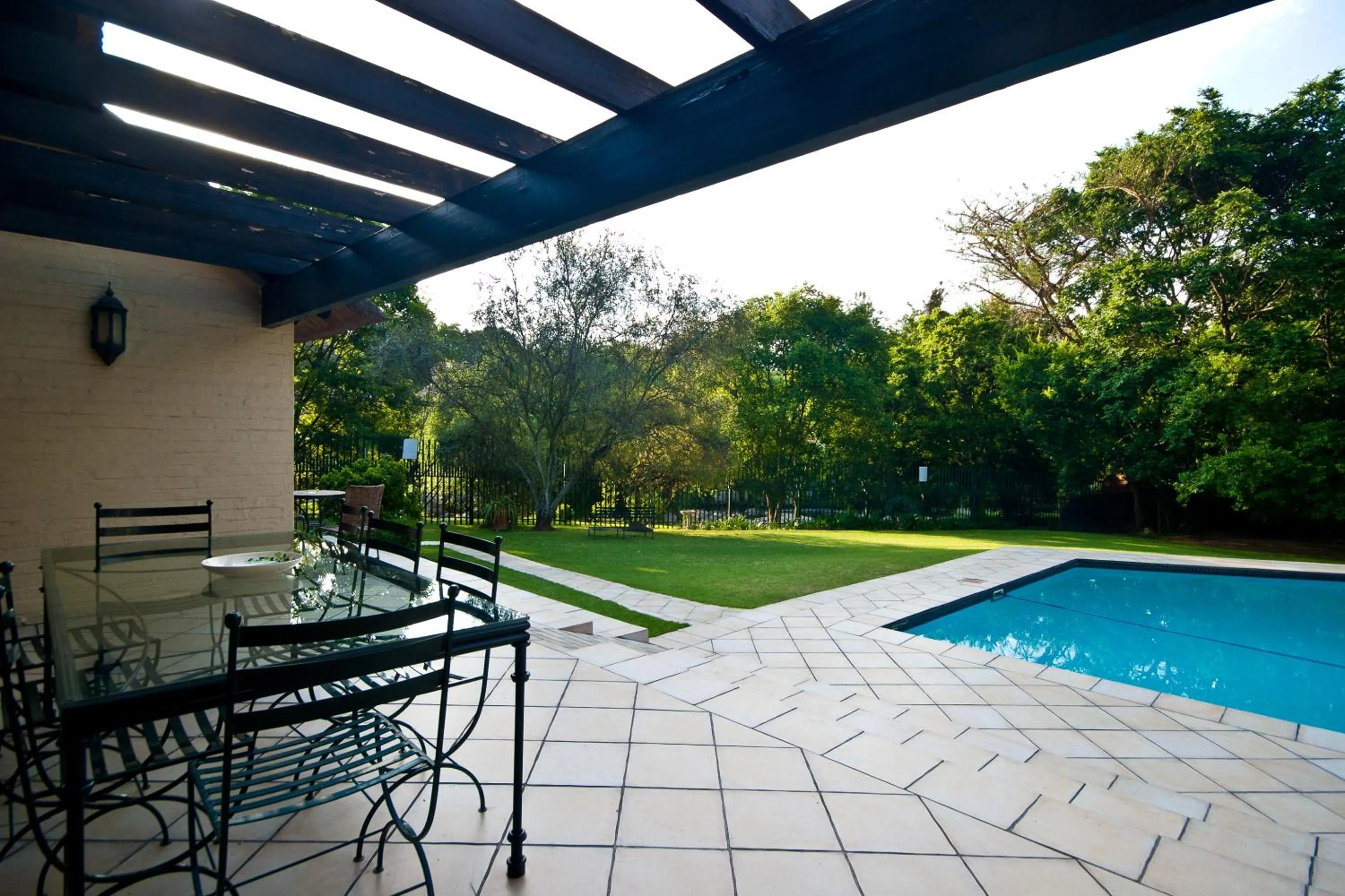 Garden in Thatchfoord Lodge