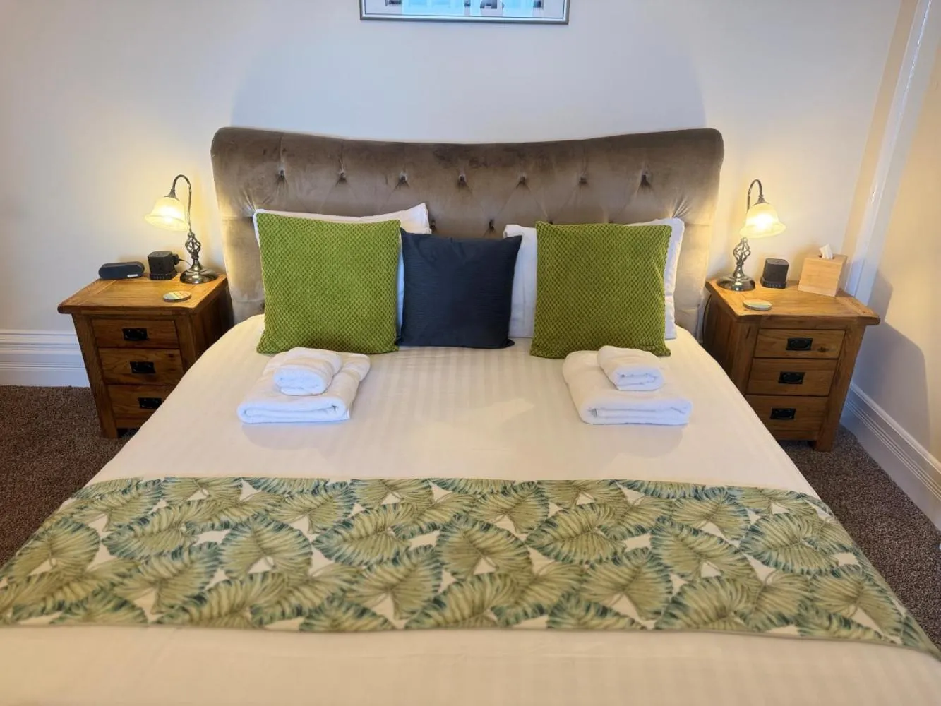 Bed in The Red Lion Hotel