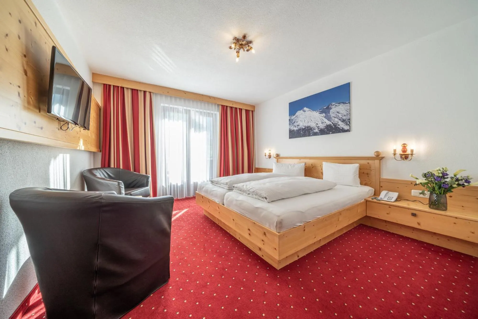 Bed in Hotel Similaun