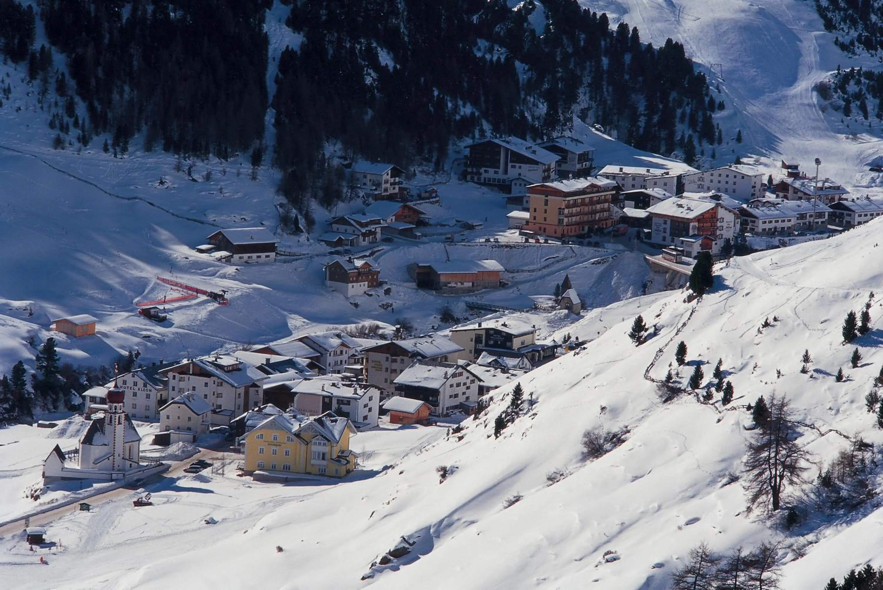Bird's eye view in Hotel Similaun
