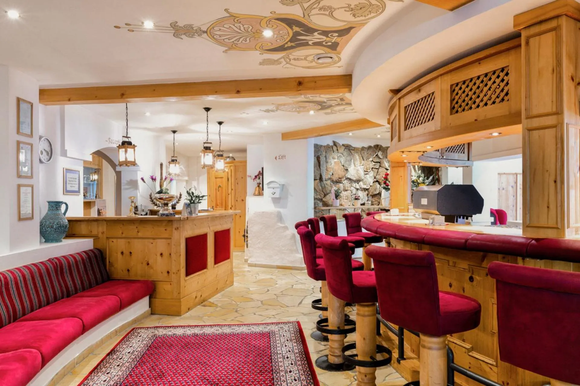 Lobby or reception in Hotel Similaun