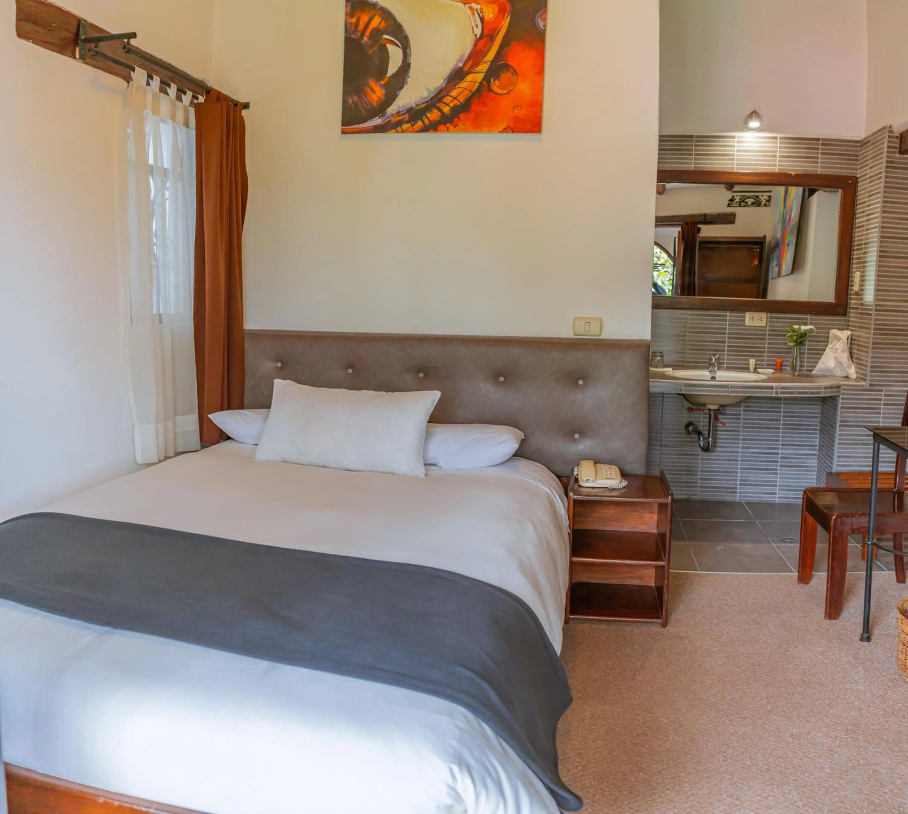 Bathroom, Bed in Hotel Encantada Casa Boutique Spa