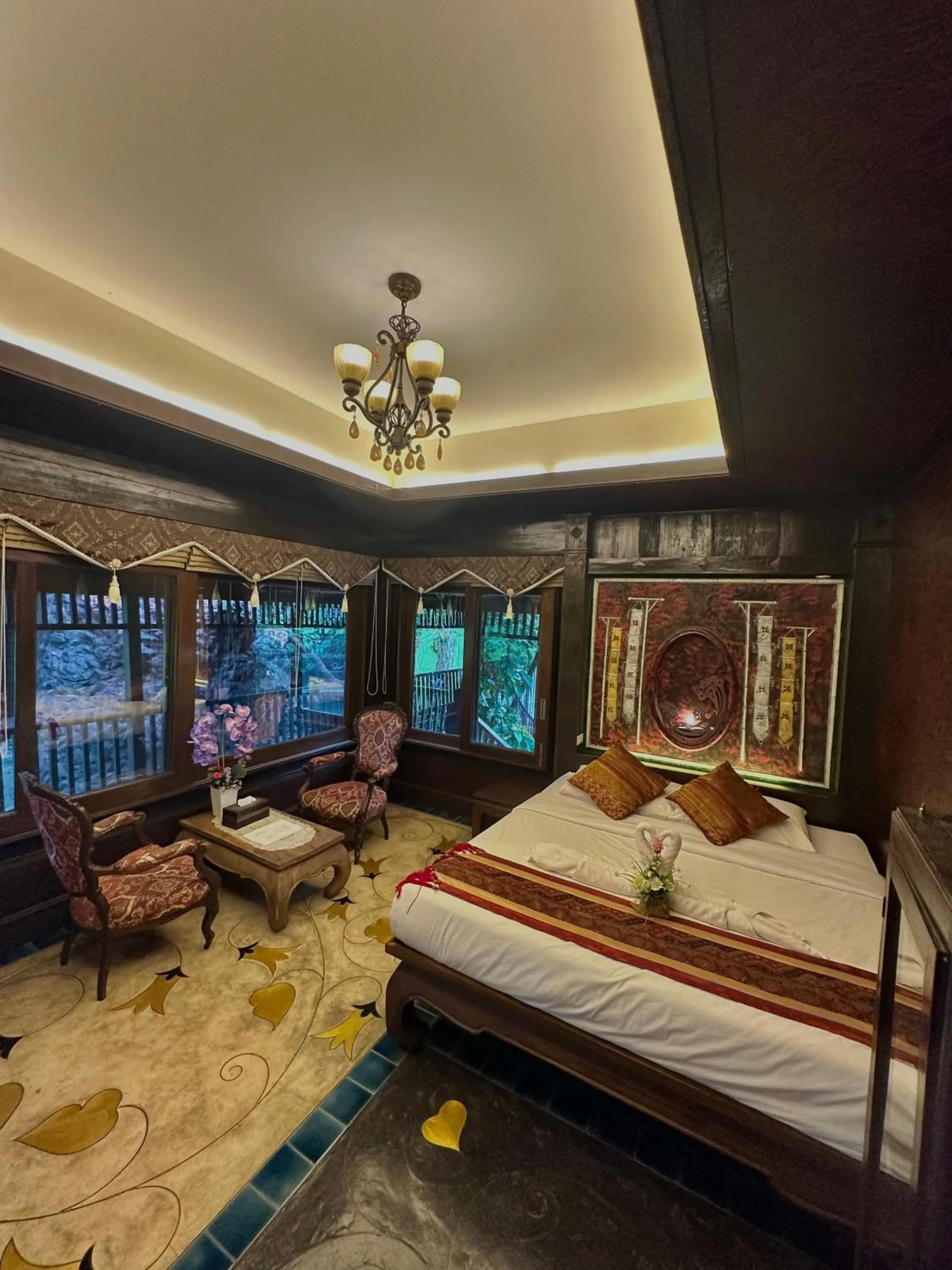 Bed in Bantunglom Resort