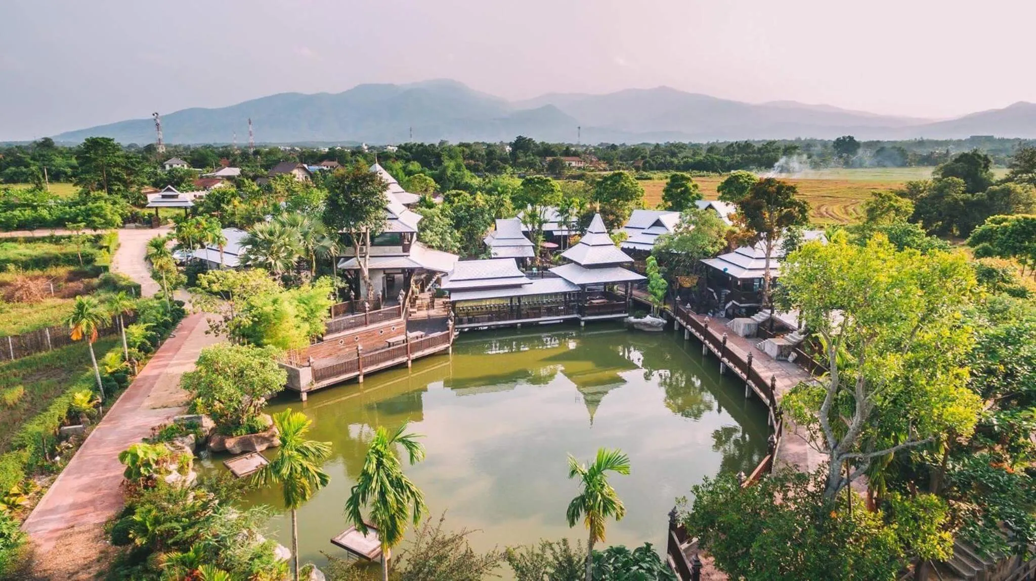 Bird's eye view in Bantunglom Resort