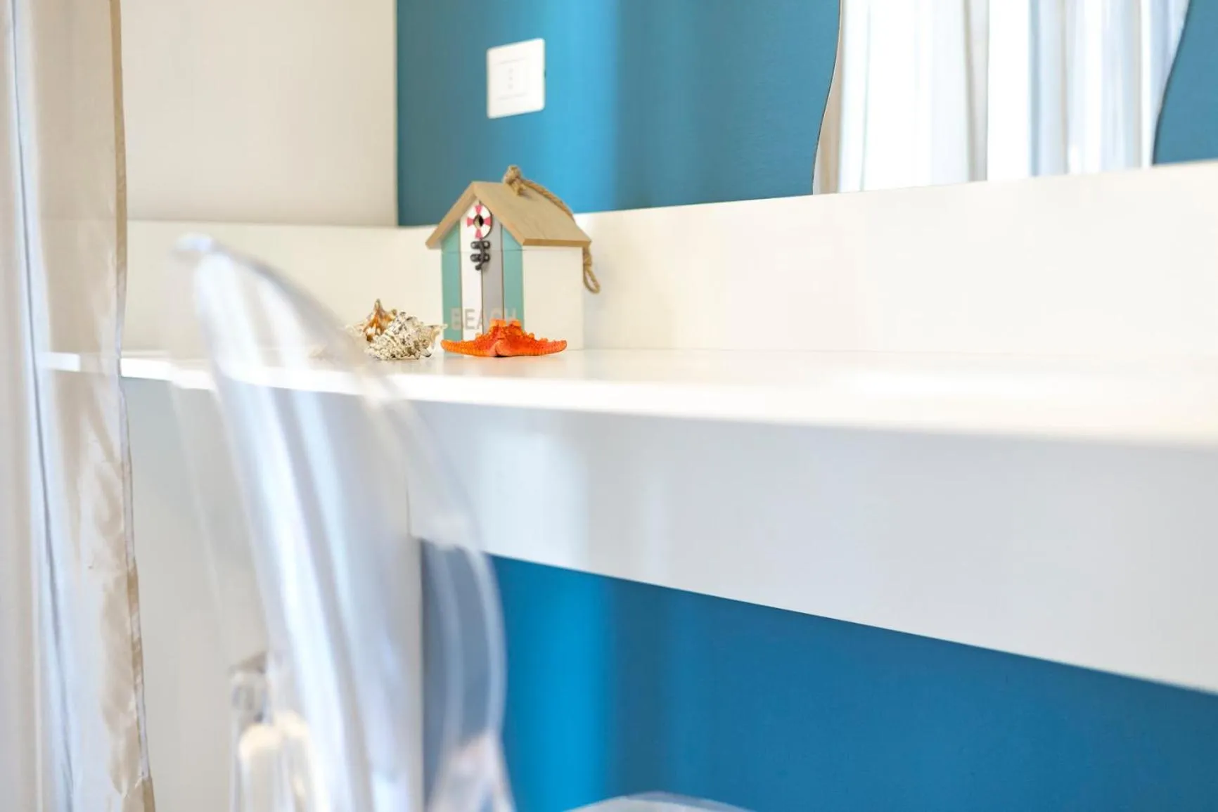 Decorative detail, Bed in Hotel La Nidiola