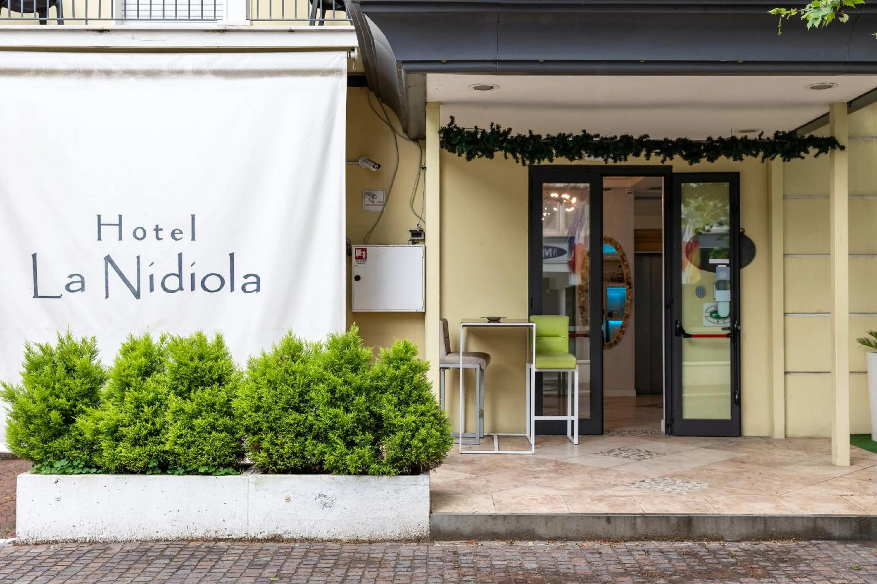 Property building in Hotel La Nidiola