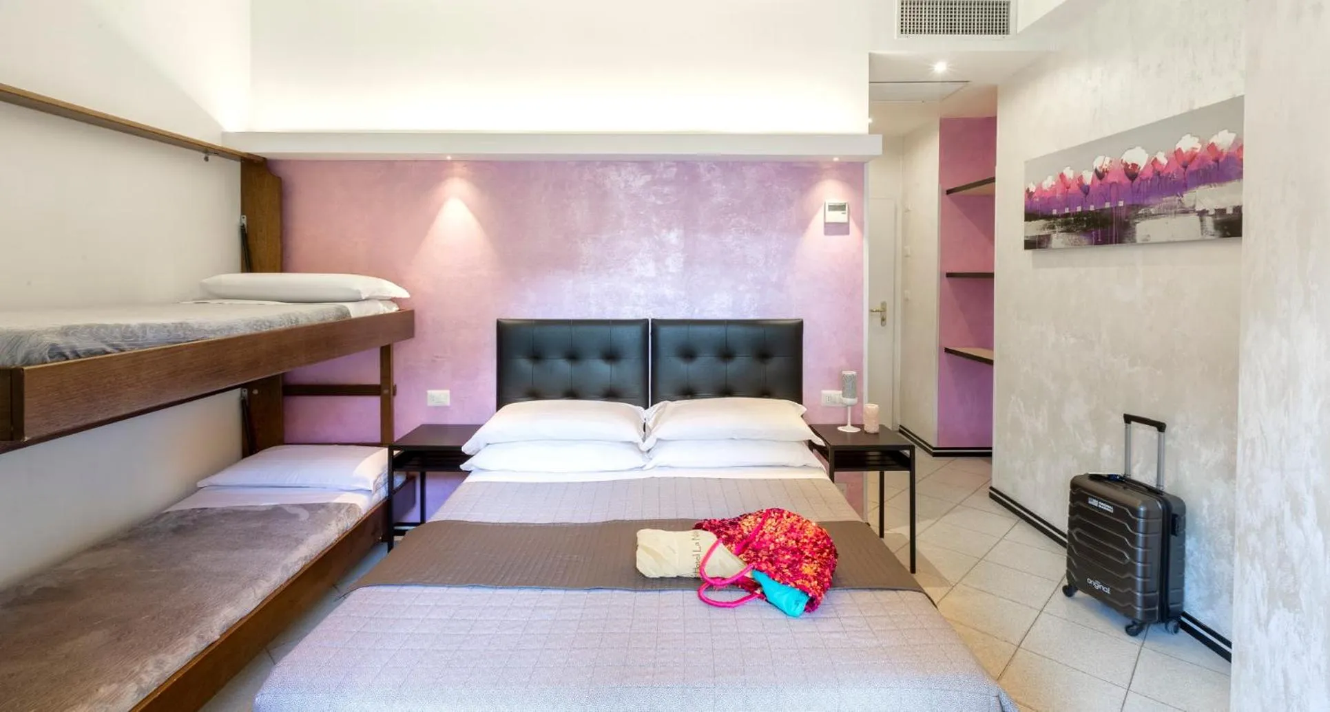 Bed in Hotel La Nidiola