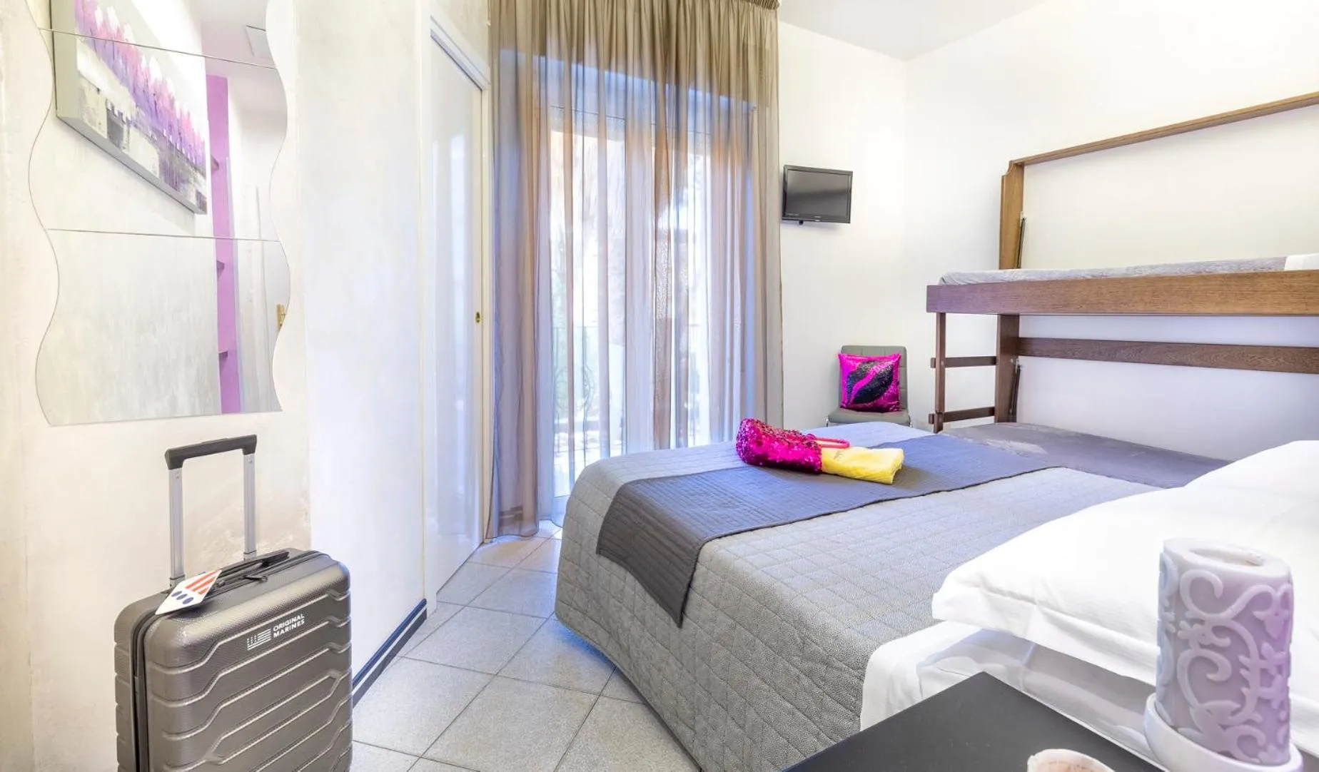 Bed in Hotel La Nidiola