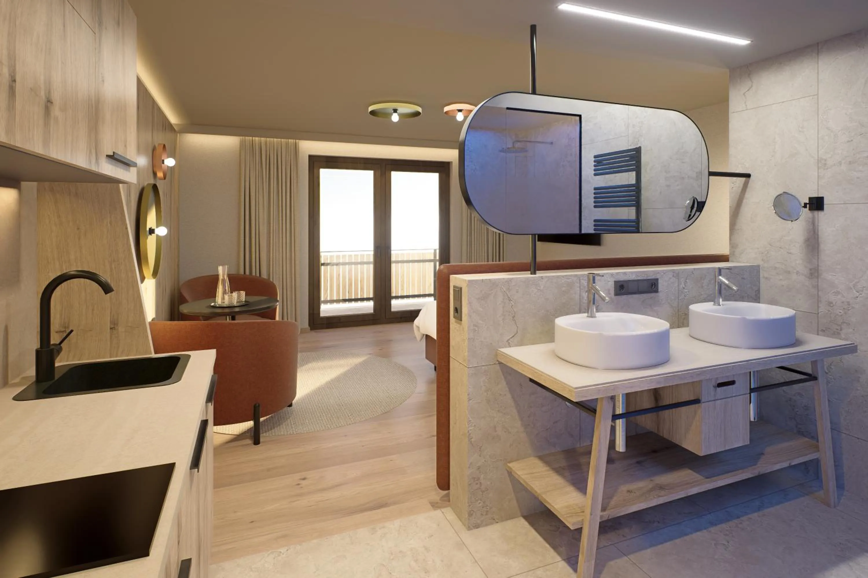 Photo of the whole room in Hotel Alpina Sölden - Adults Only