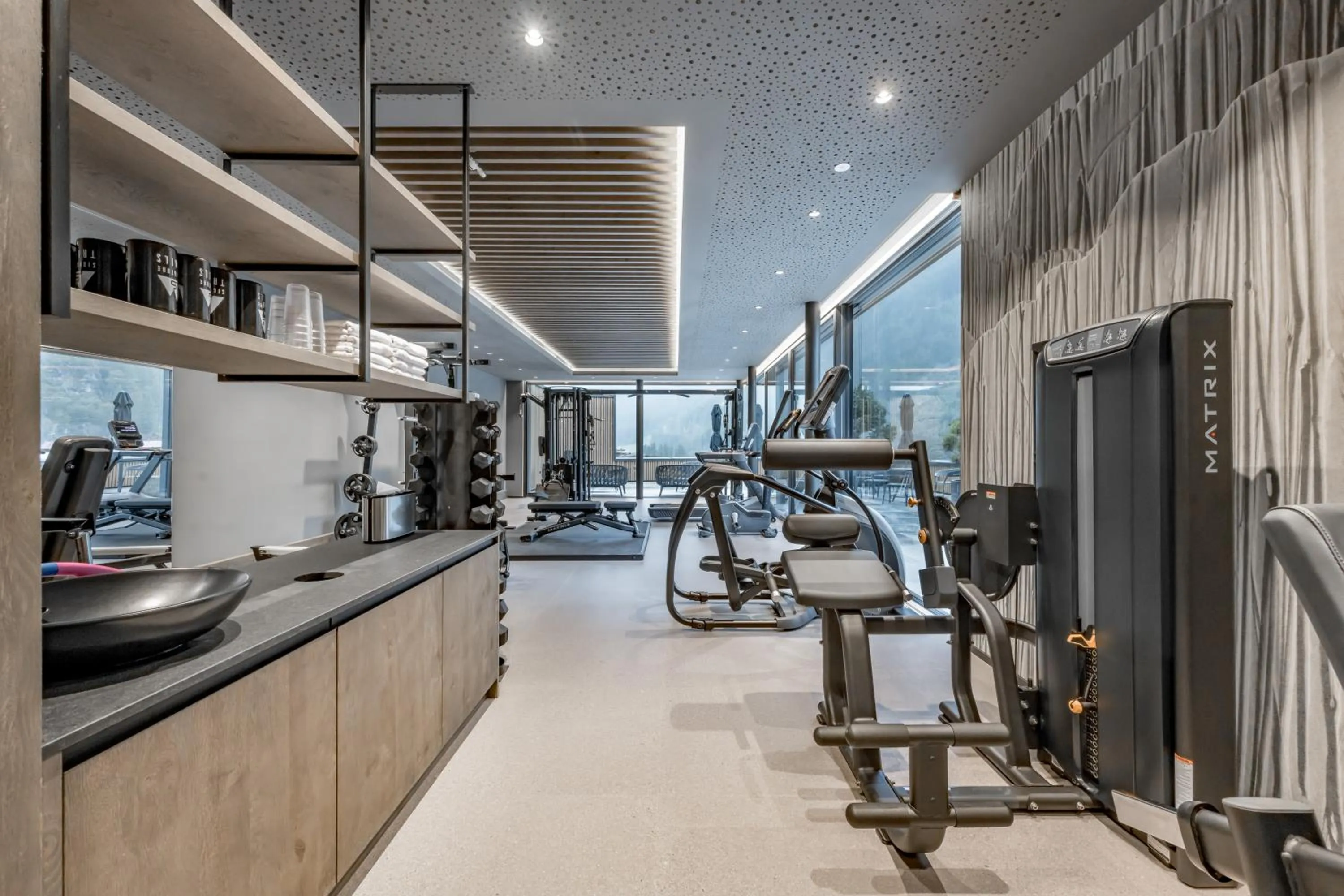 Fitness centre/facilities in Hotel Alpina Sölden - Adults Only