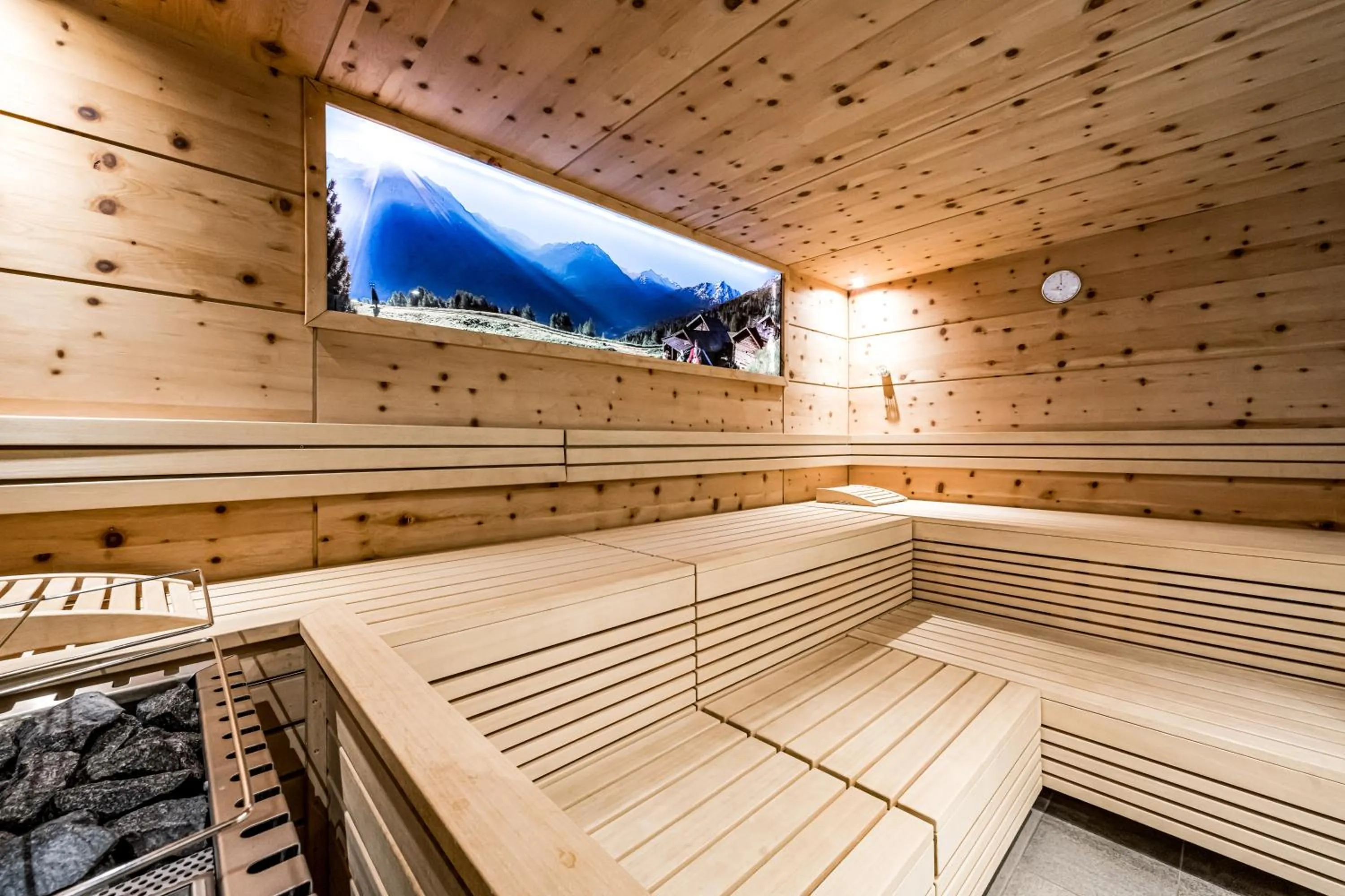 Sauna in Hotel Alpina Sölden - Adults Only