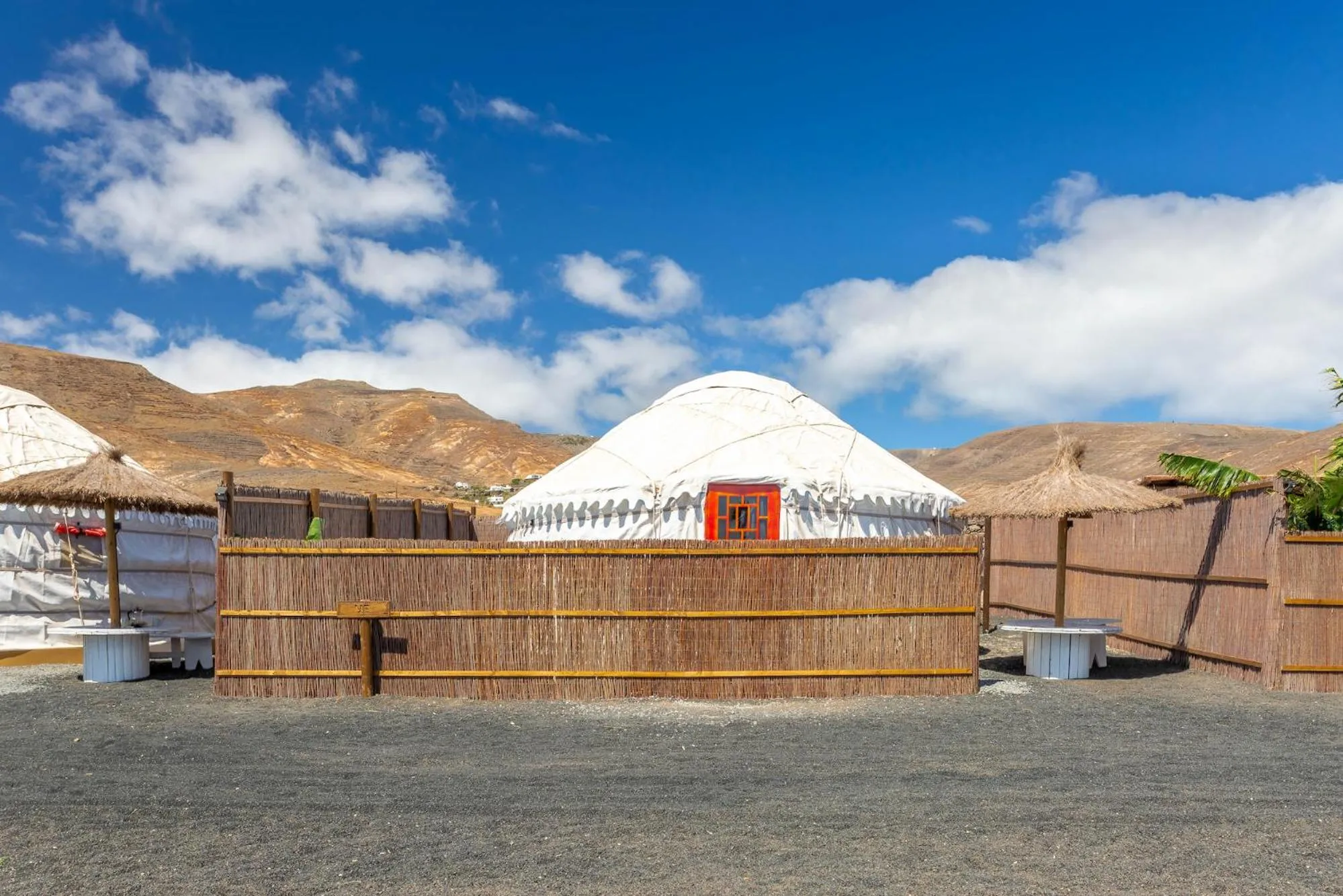 Property building in Finca De Arrieta Village - Yurts and Stone Cottages - Shared Pool - Walking distance to Arrieta Beach - Off Grid