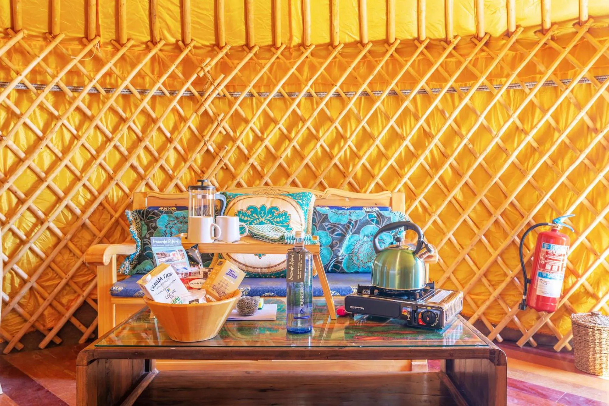 Coffee/tea facilities in Finca De Arrieta Village - Yurts and Stone Cottages - Shared Pool - Walking distance to Arrieta Beach - Off Grid