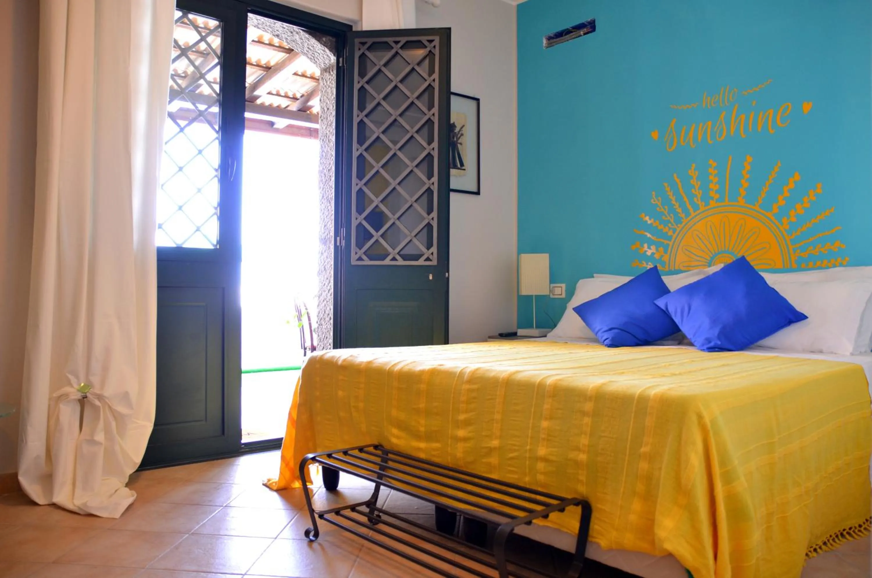 Photo of the whole room, Bed in La Casa del Melograno