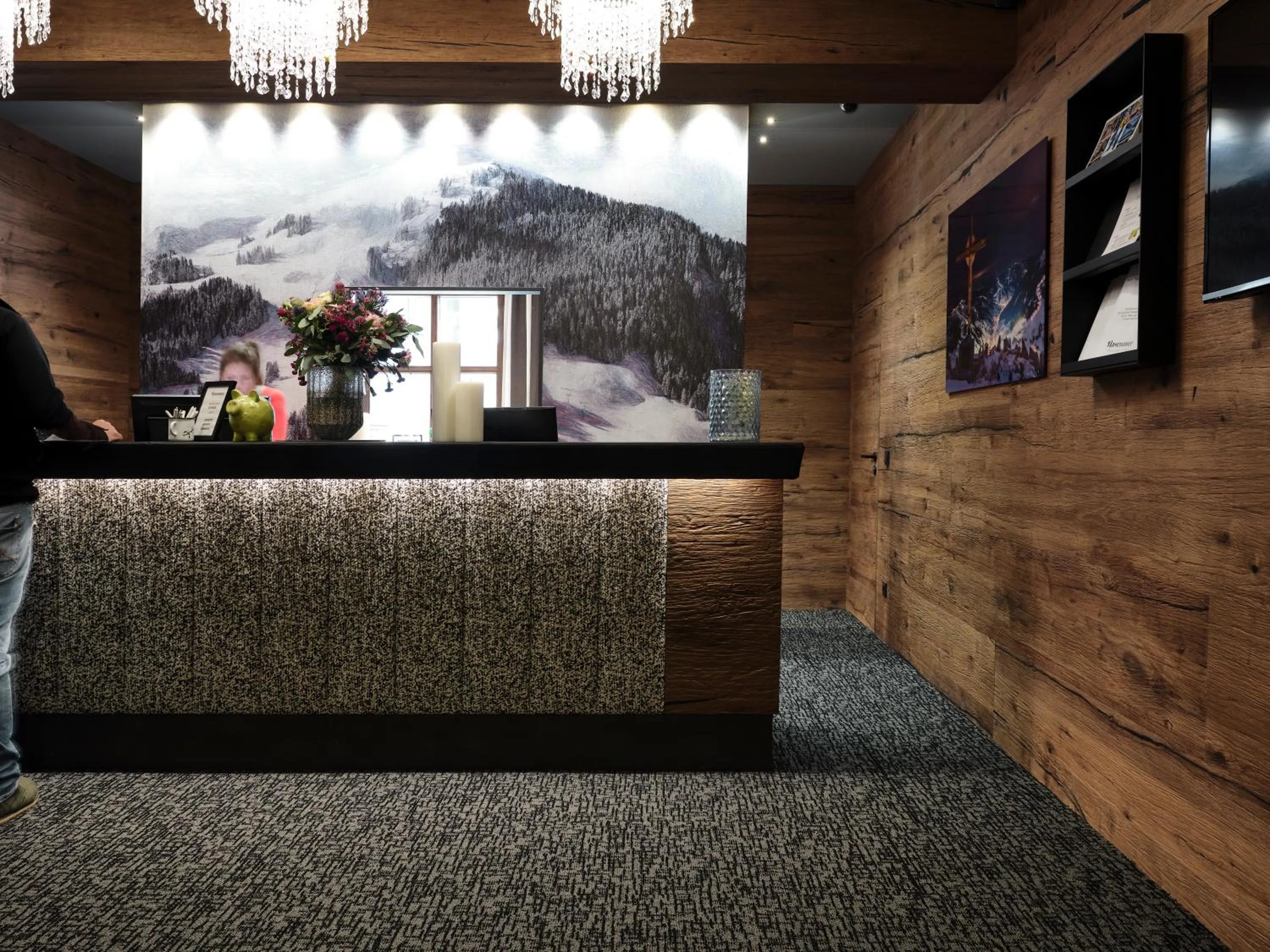 Lobby or reception in Hotel Hasenauer 4 Sterne Superior