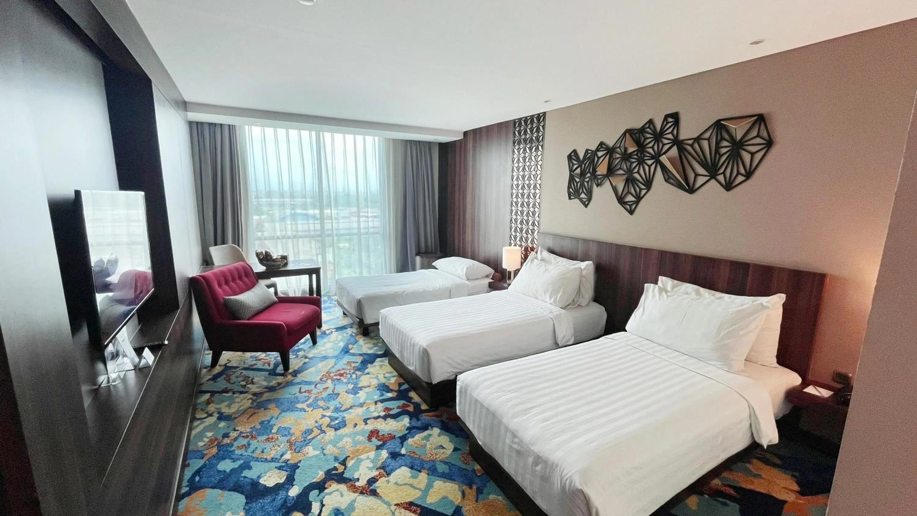 Bedroom, Bed in Grand Soll Marina Hotel