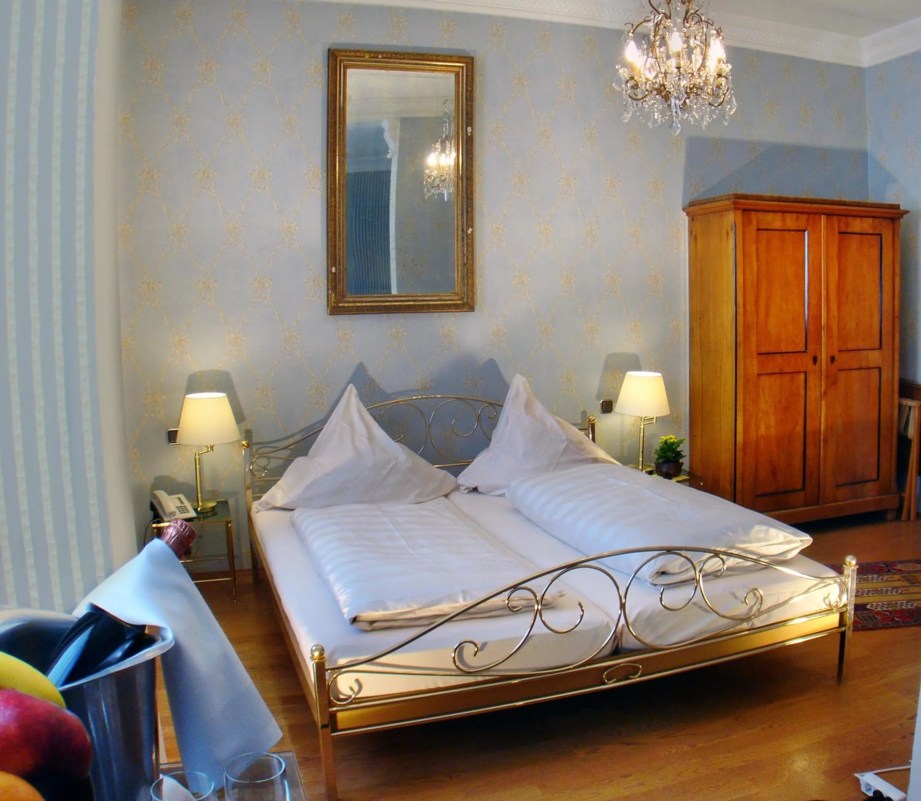 Bed in Der Platengarten