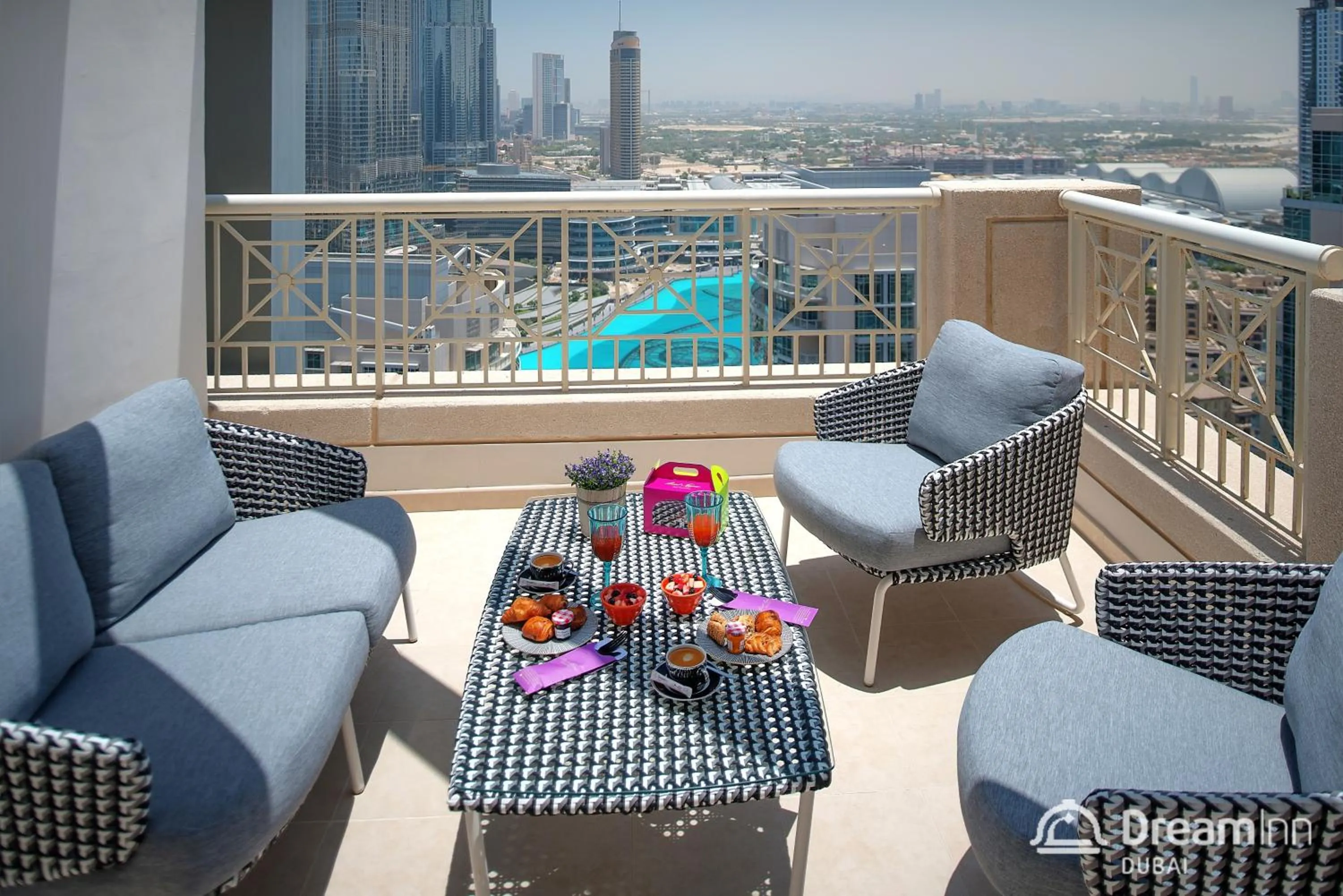 Balcony/Terrace in Dream Inn - Apartment with Private Terrace, 29 Boulevard Downtown